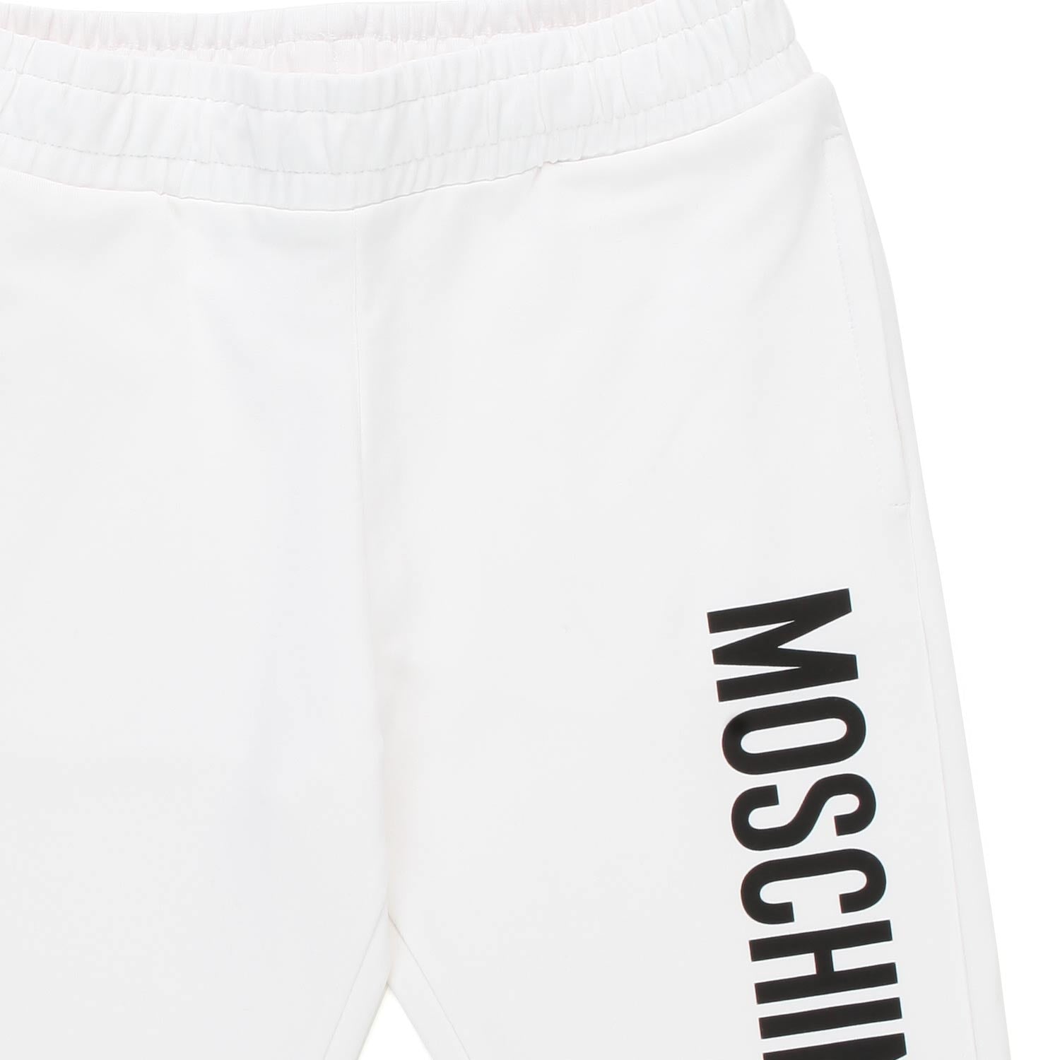 PANTALONE BIANCO IN FELPA BAMBINO E TEEN - annameglio.com abbigliamento moda