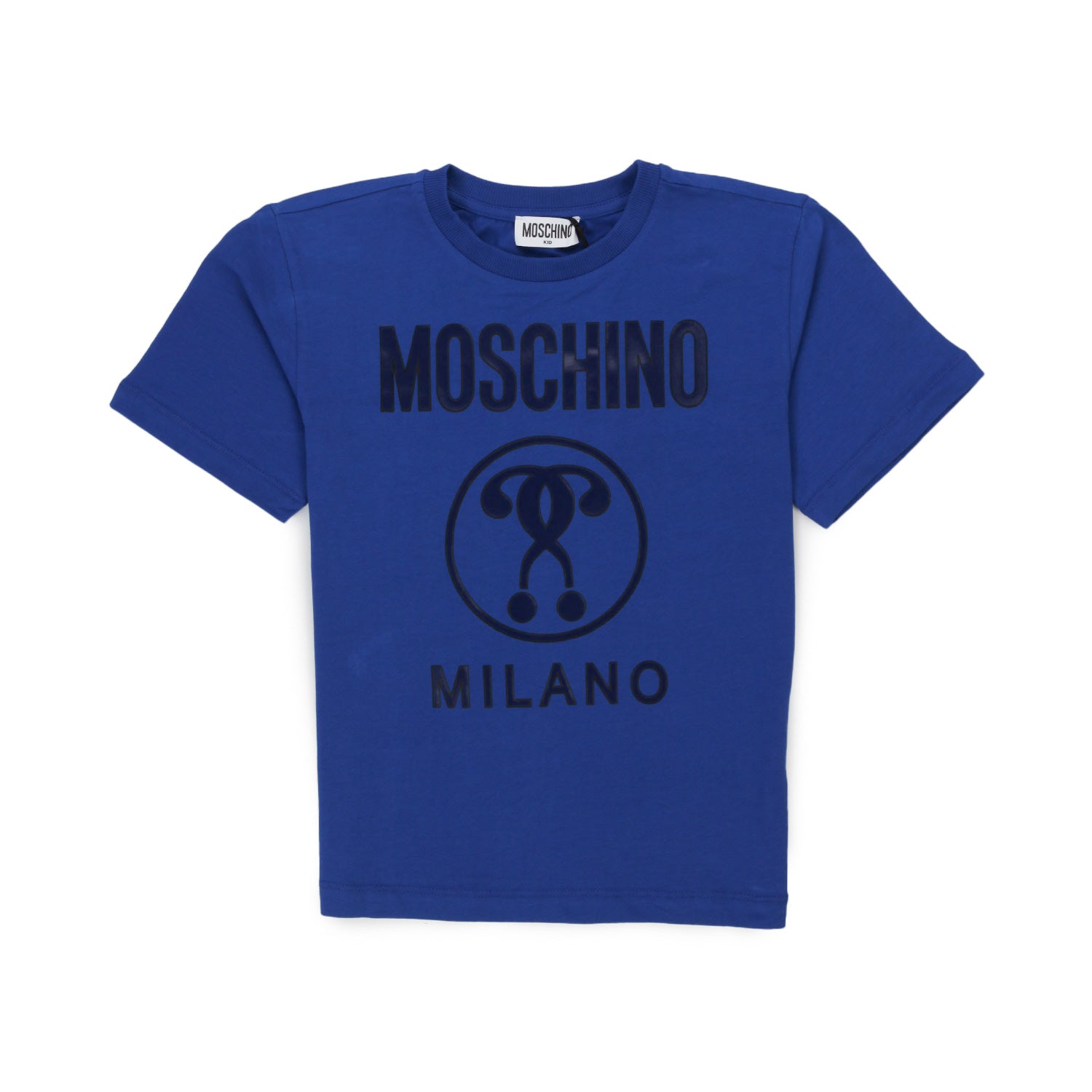 T-SHIRT BLU INDACO LOGO BAMBINO - annameglio.com abbigliamento moda