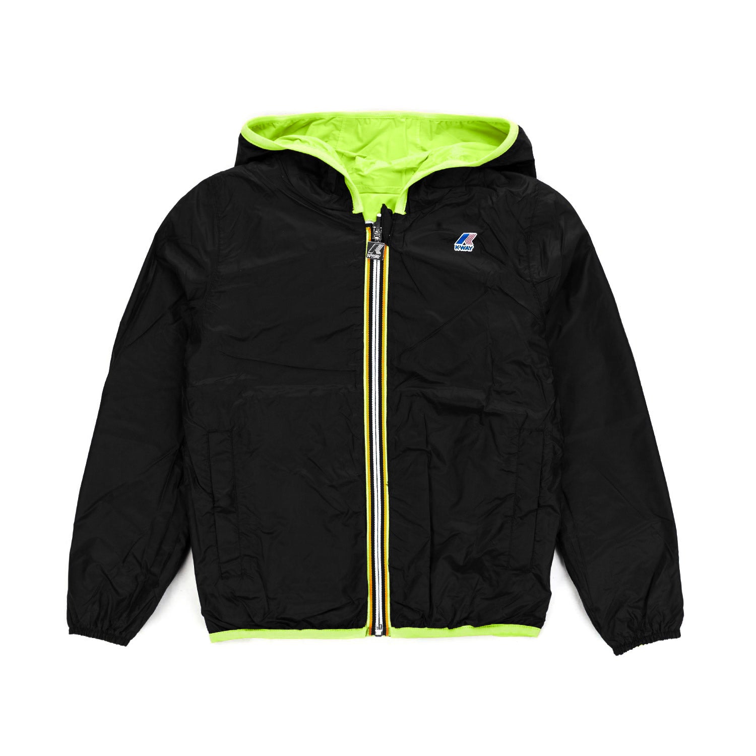 GIACCA LILY PLUS DOUBLE FLUO GIALLA E NERA - annameglio.com abbigliamento moda