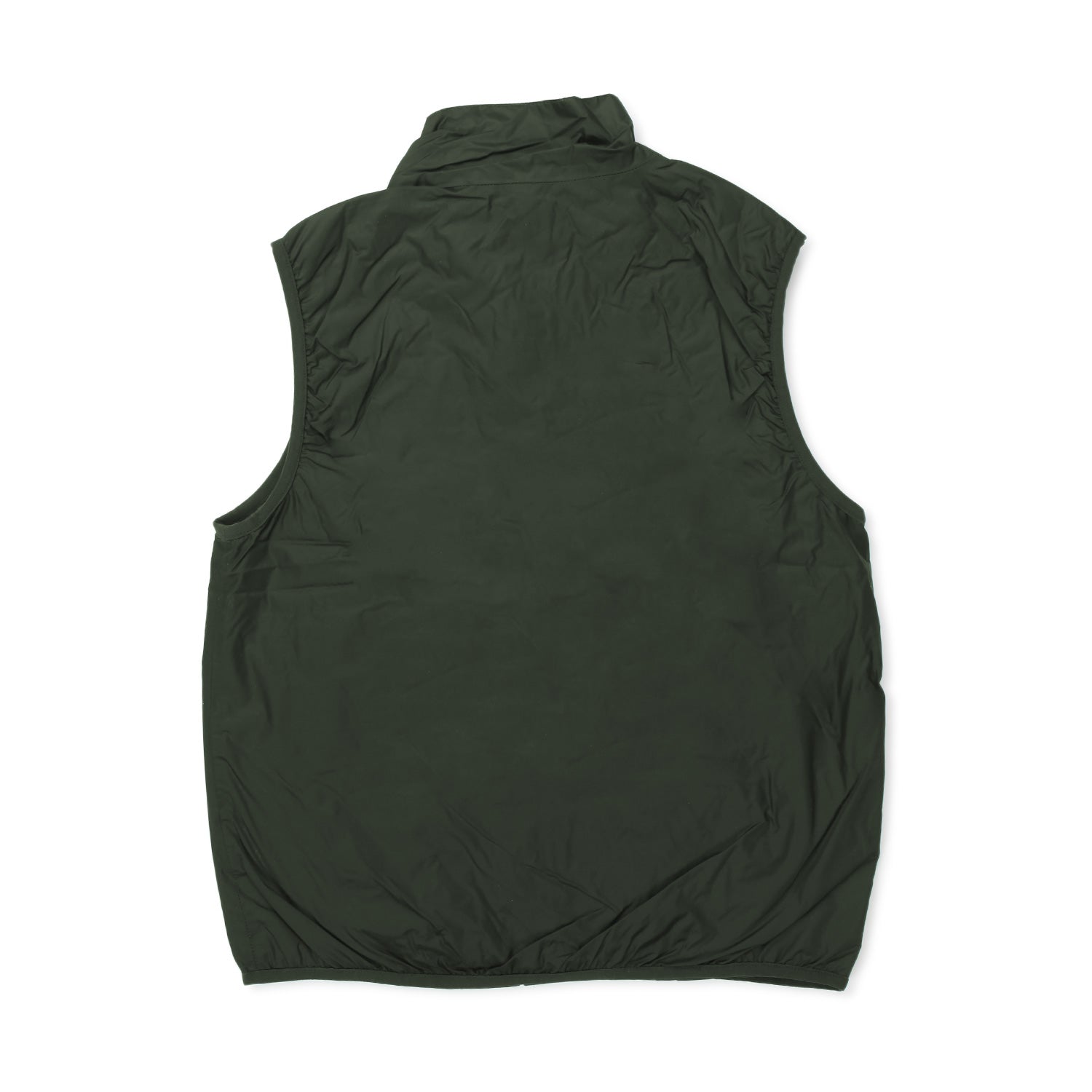 GILET VALEN NYLON JERSEY VERDE SCURO - annameglio.com abbigliamento moda