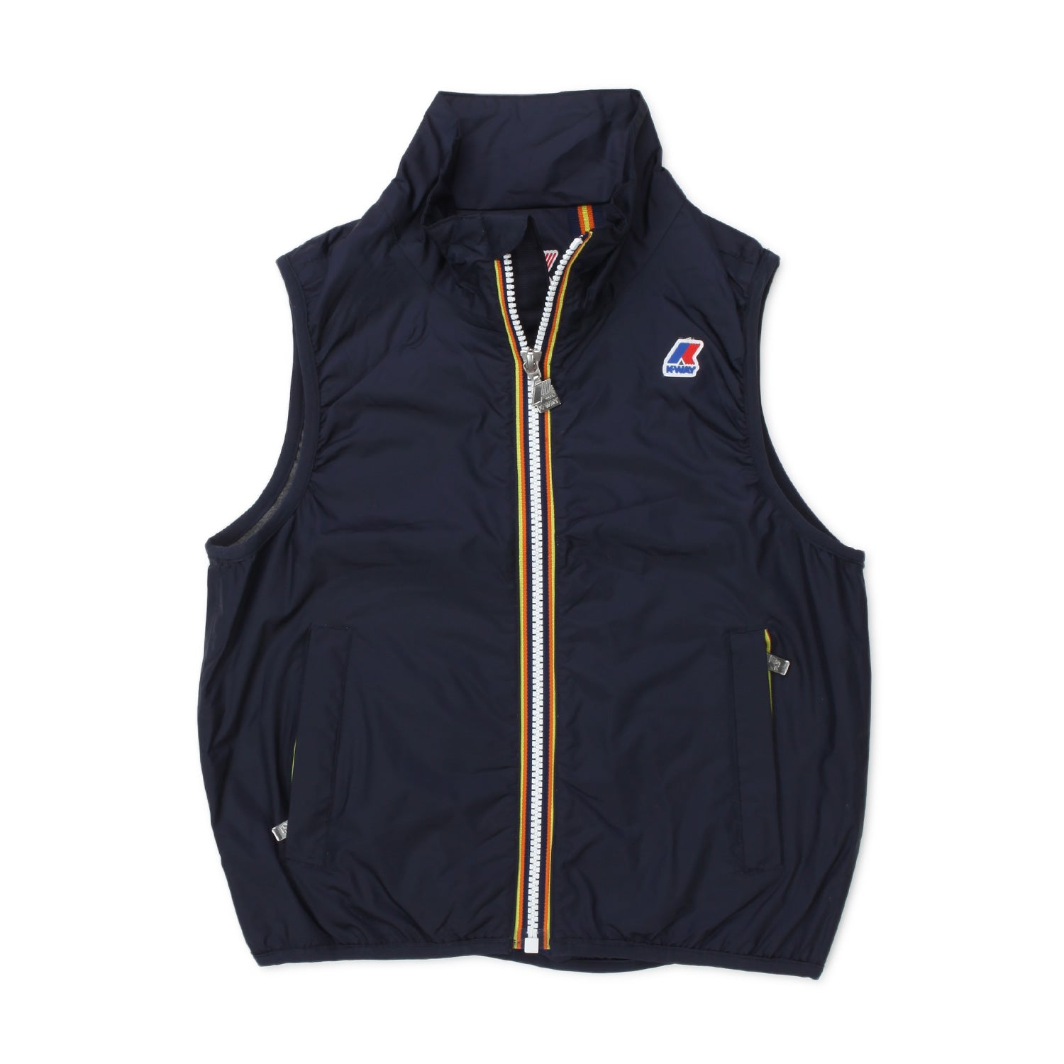 GILET VALEN NYLON JERSEY BLU SCURO - annameglio.com abbigliamento moda