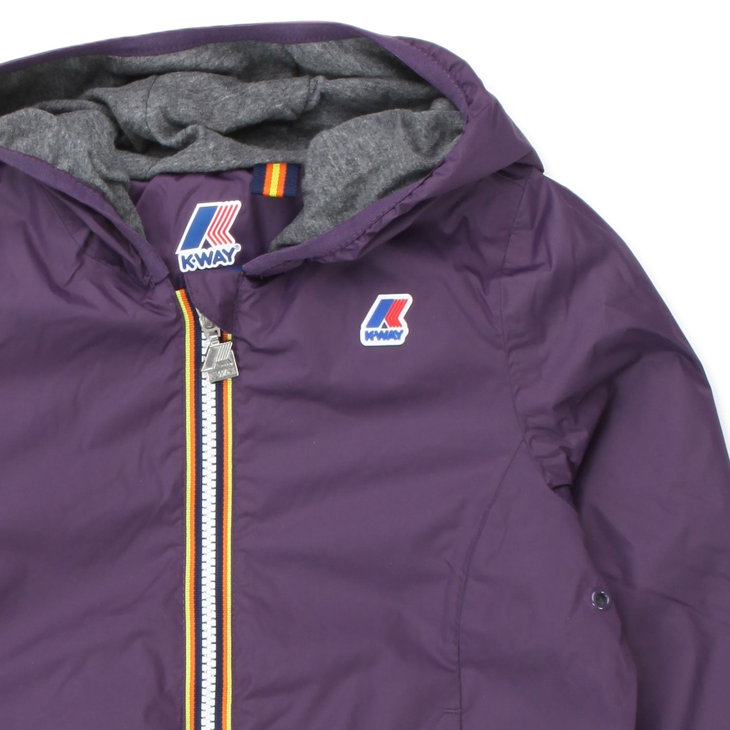 GIACCA LILY POLY JERSEY VIOLA BAMBINA E TEEN - annameglio.com abbigliamento moda