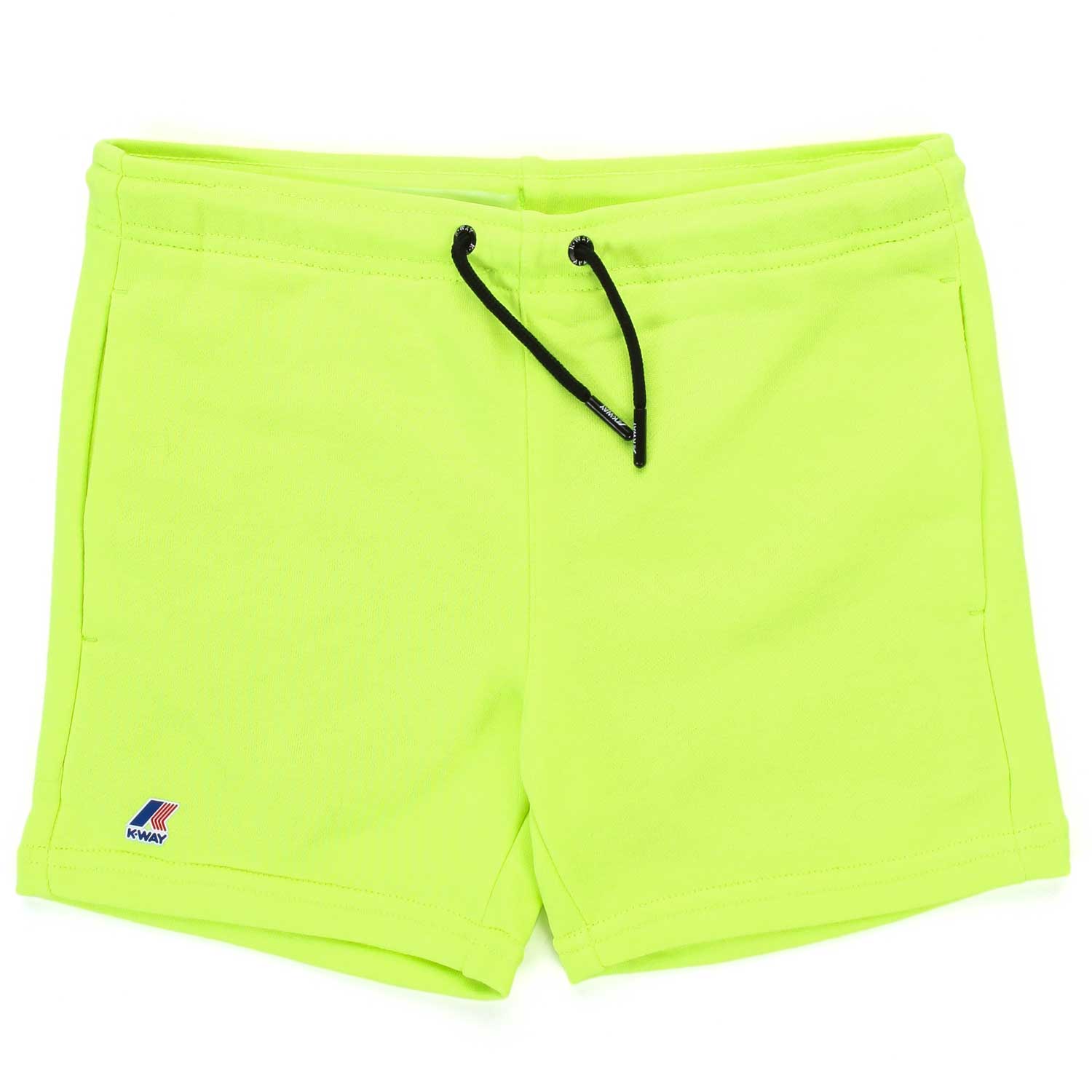 BERMUDA IN FELPA LE VRAI DORIAN POLY GIALLO FLUO - annameglio.com abbigliamento moda