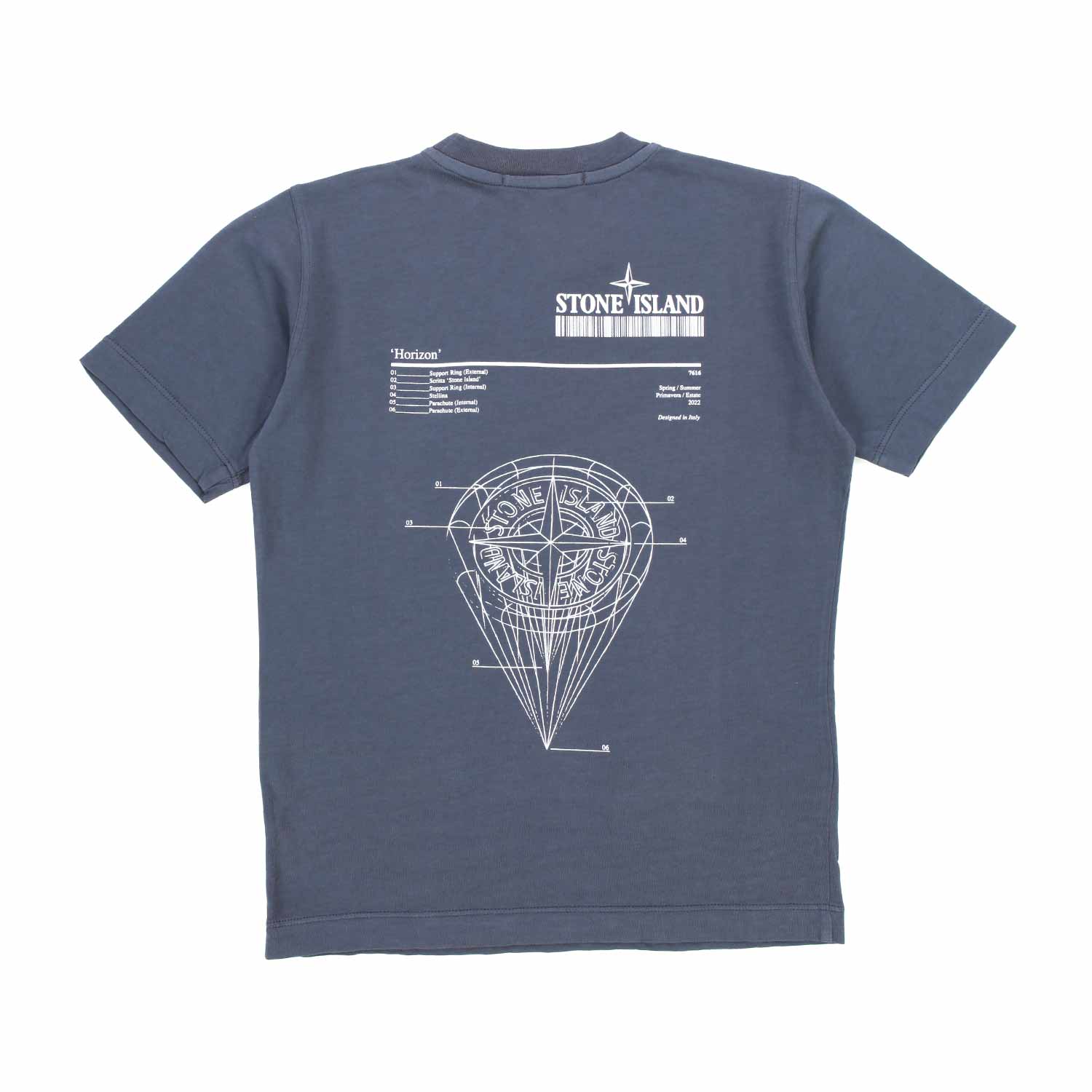 T-SHIRT GRIGIO AVIO CON STAMPE BAMBINO E TEEN - annameglio.com abbigliamento moda
