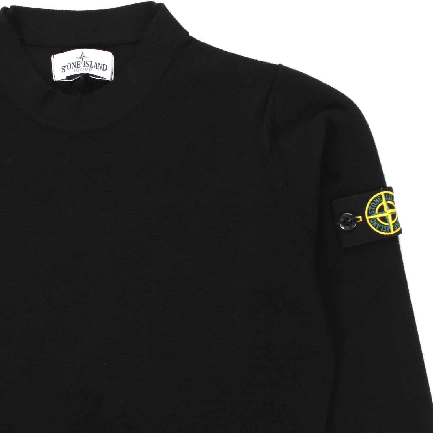 MAGLIONCINO NERO CON PATCH BAMBINO E TEEN - annameglio.com abbigliamento moda