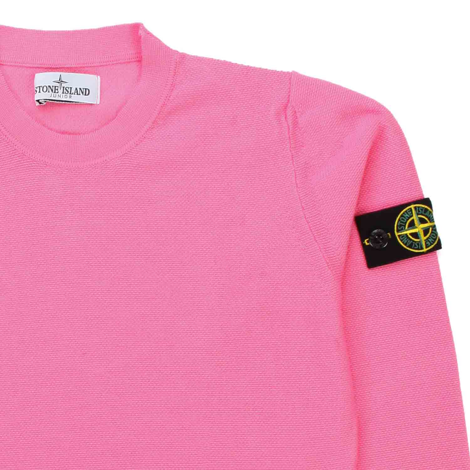 MAGLIONCINO ROSA CON PATCH BAMBINO E TEEN - annameglio.com abbigliamento moda