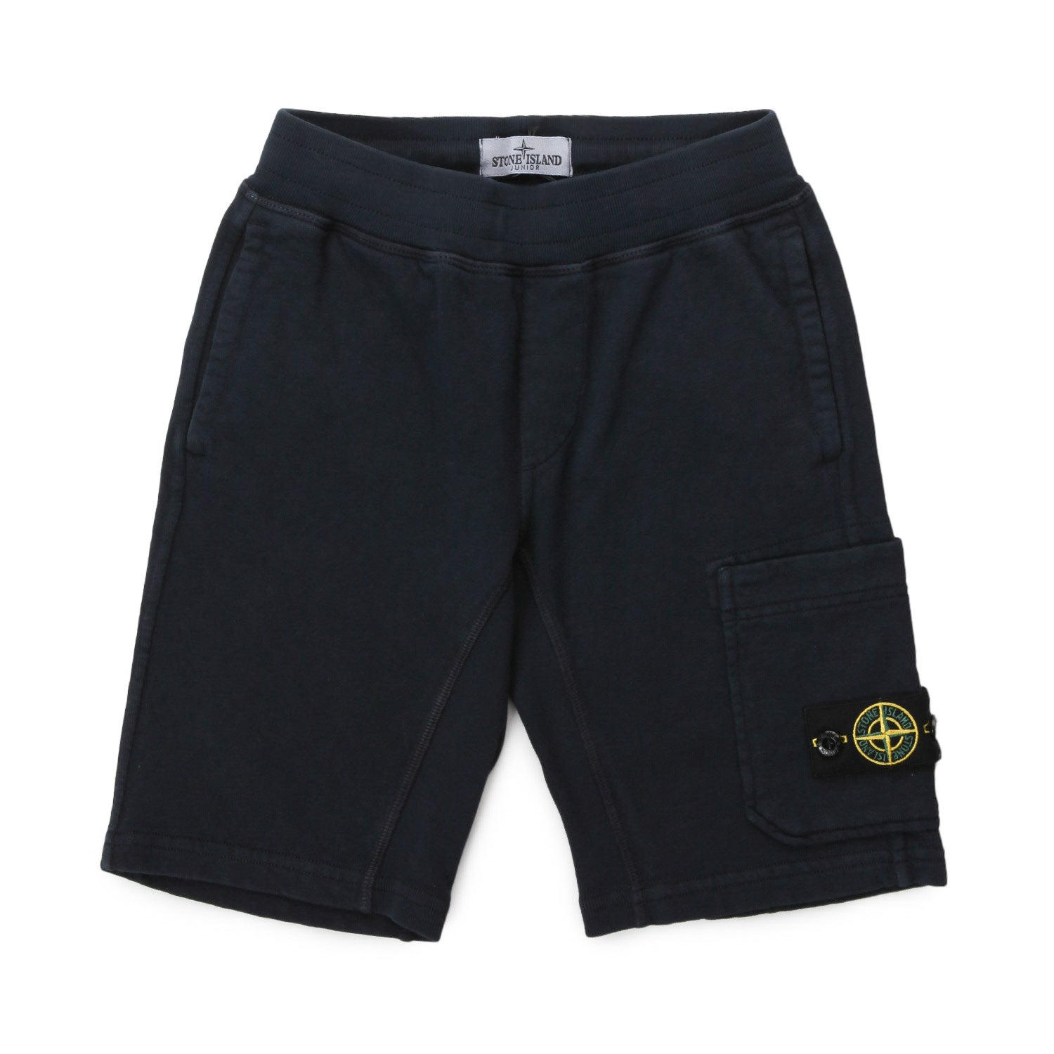 BERMUDA BLU IN FELPA CON PATCH BAMBINO E TEEN - annameglio.com abbigliamento moda