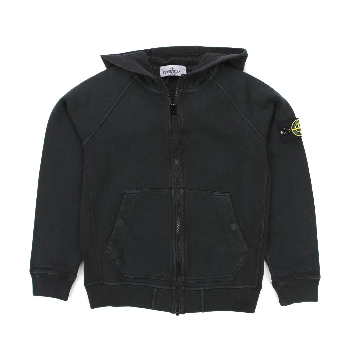 FELPA NERA ZIP TEENAGER E BAMBINO - annameglio.com abbigliamento moda