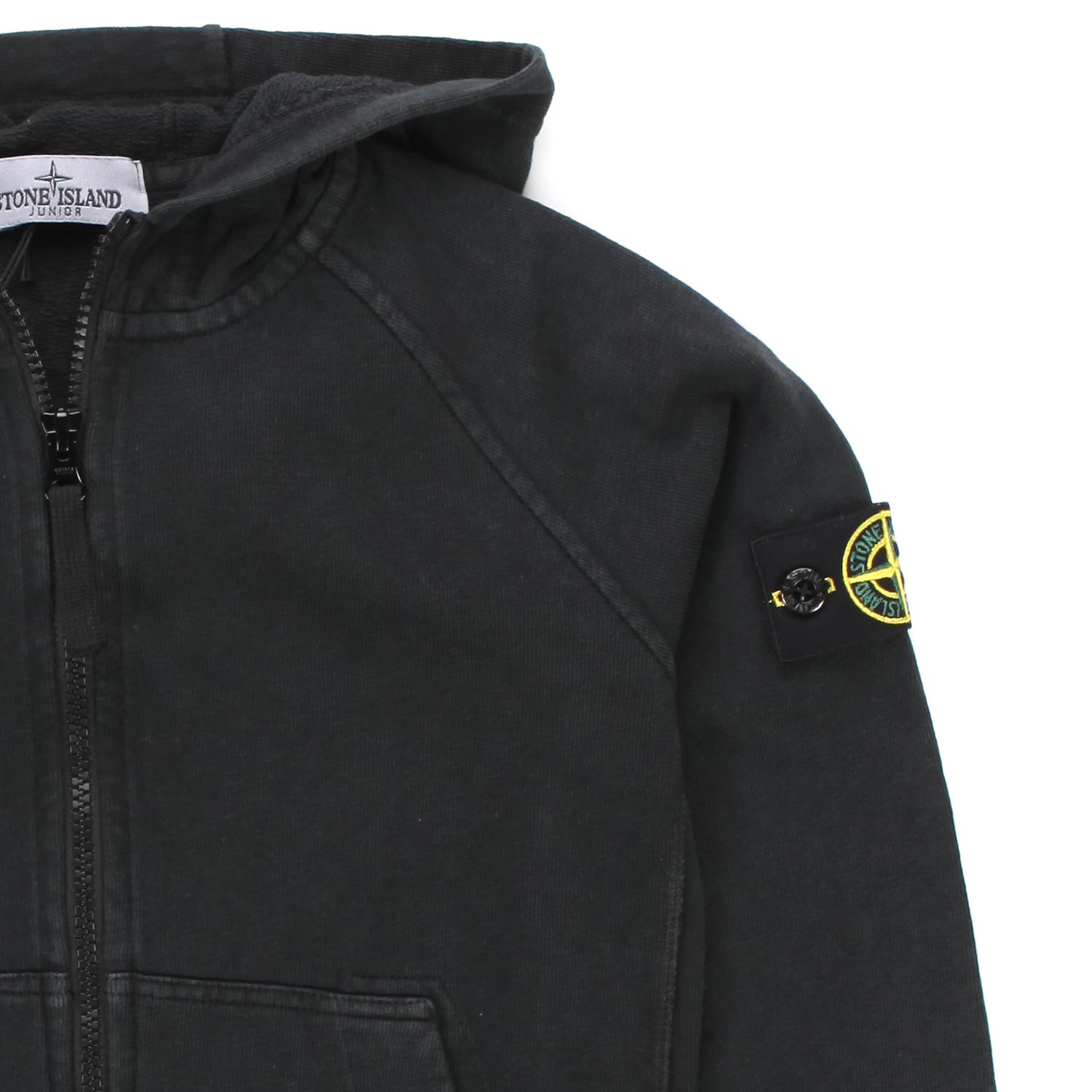 FELPA NERA ZIP TEENAGER E BAMBINO - annameglio.com abbigliamento moda