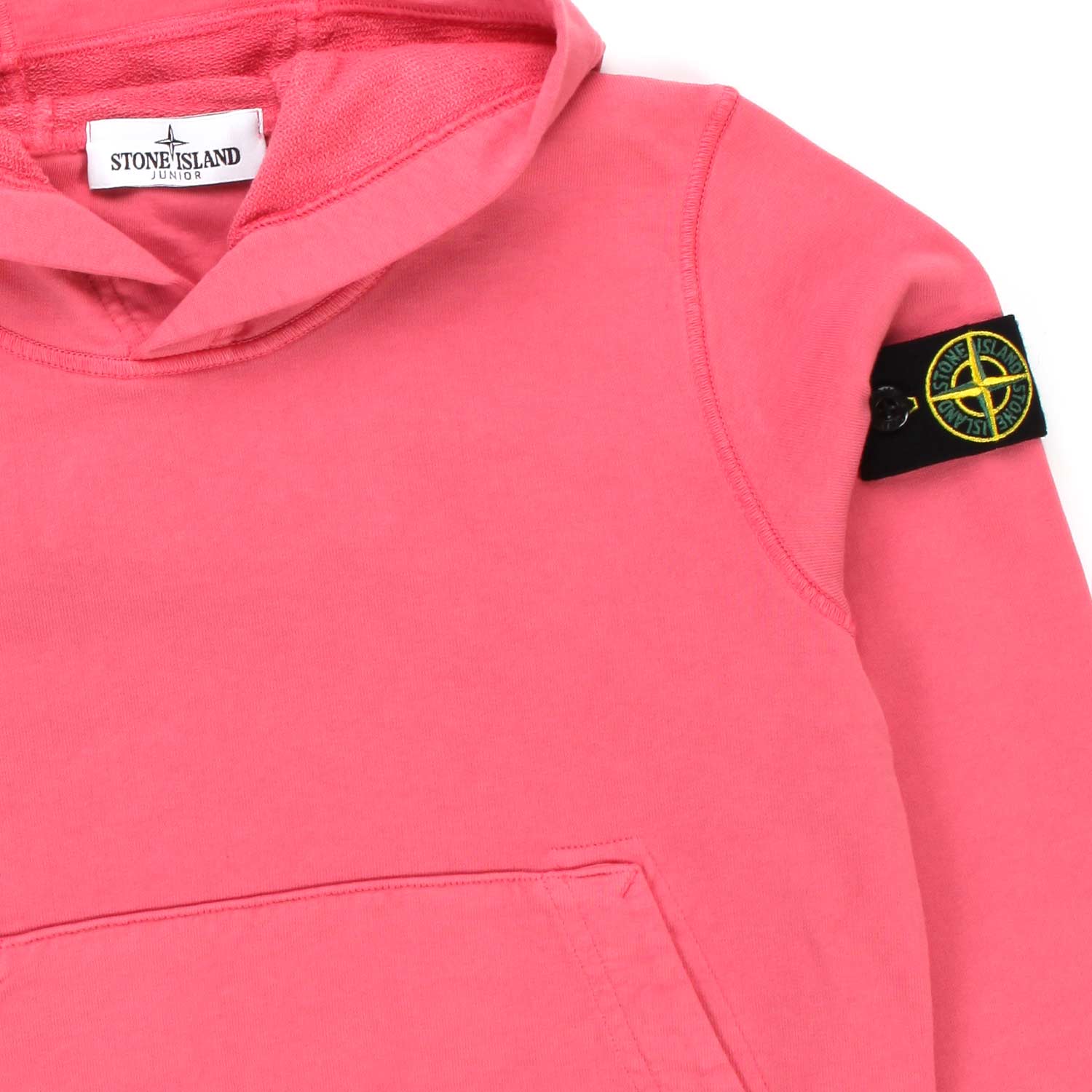 FELPA HOODIE ROSA CORALLO BAMBINO E TEEN - annameglio.com abbigliamento moda