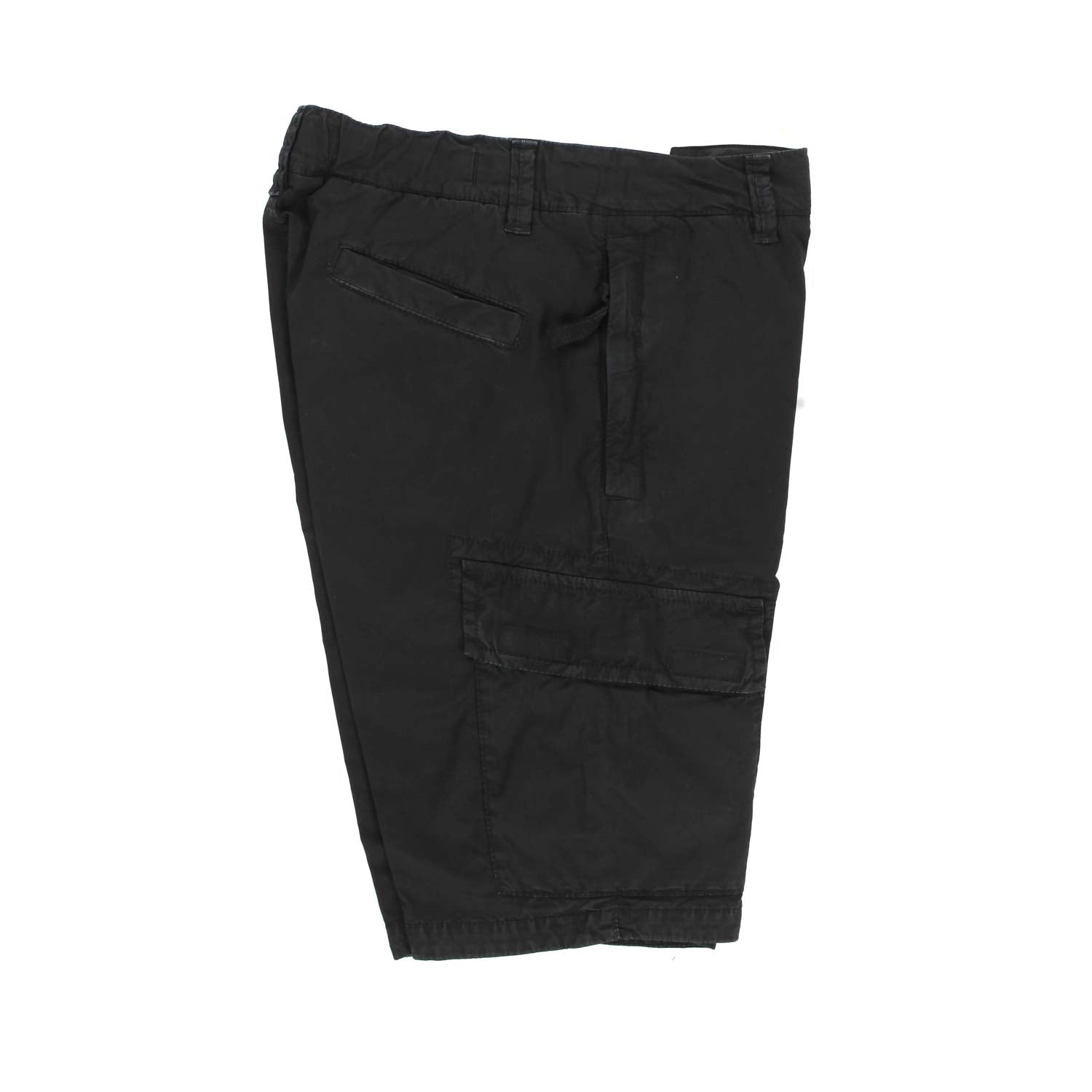 BERMUDA CARGO NERO CON PATCH BAMBINO E TEEN - annameglio.com abbigliamento moda