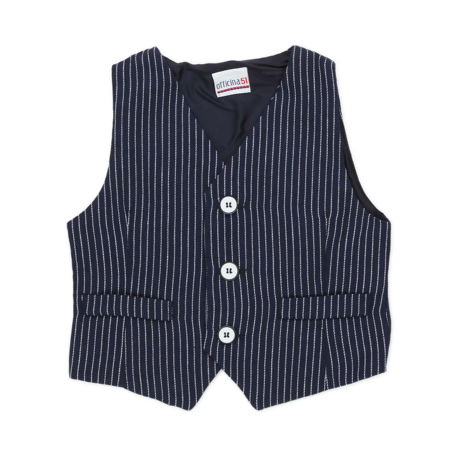 GILET BLU NAVY GESSATO BAMBINO E BEBÈ - annameglio.com abbigliamento moda