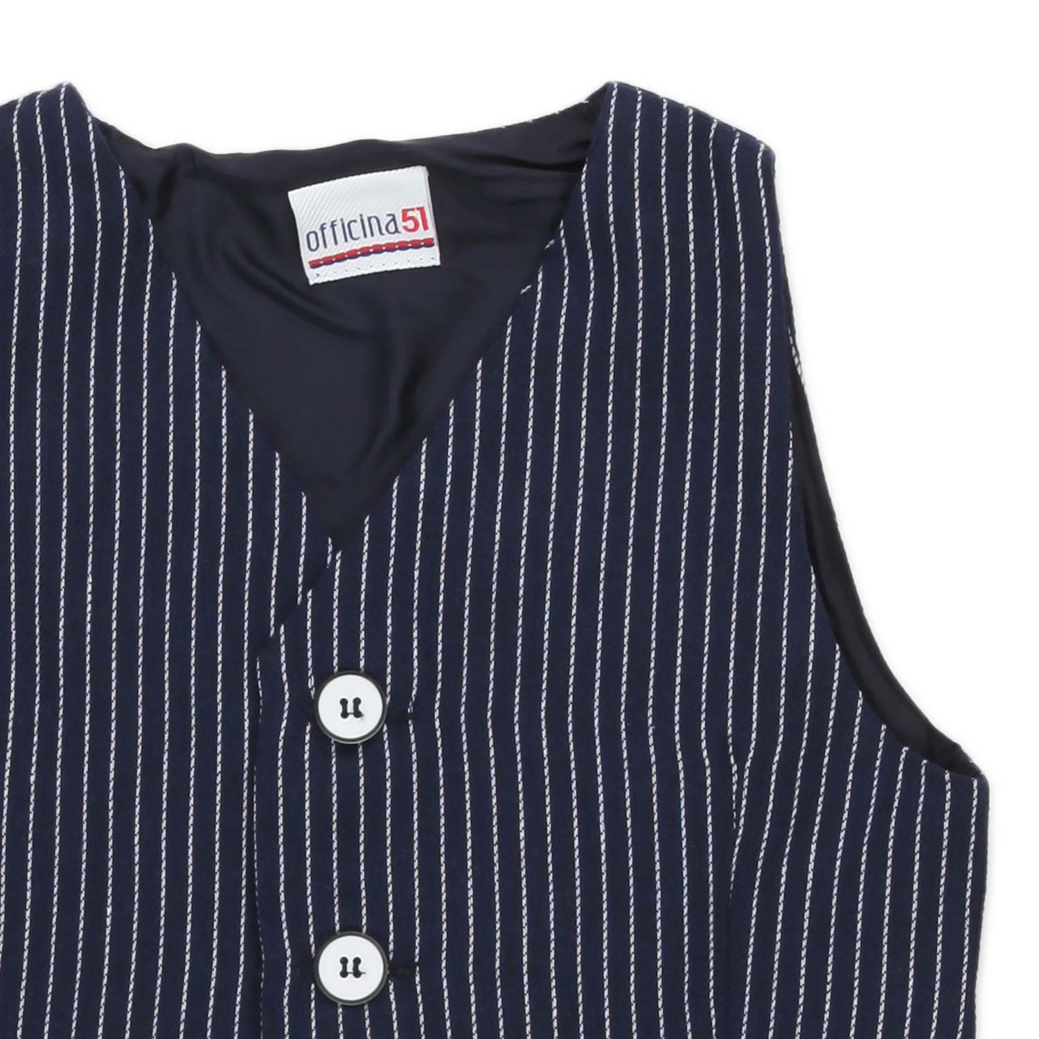 GILET BLU NAVY GESSATO BAMBINO E BEBÈ - annameglio.com abbigliamento moda