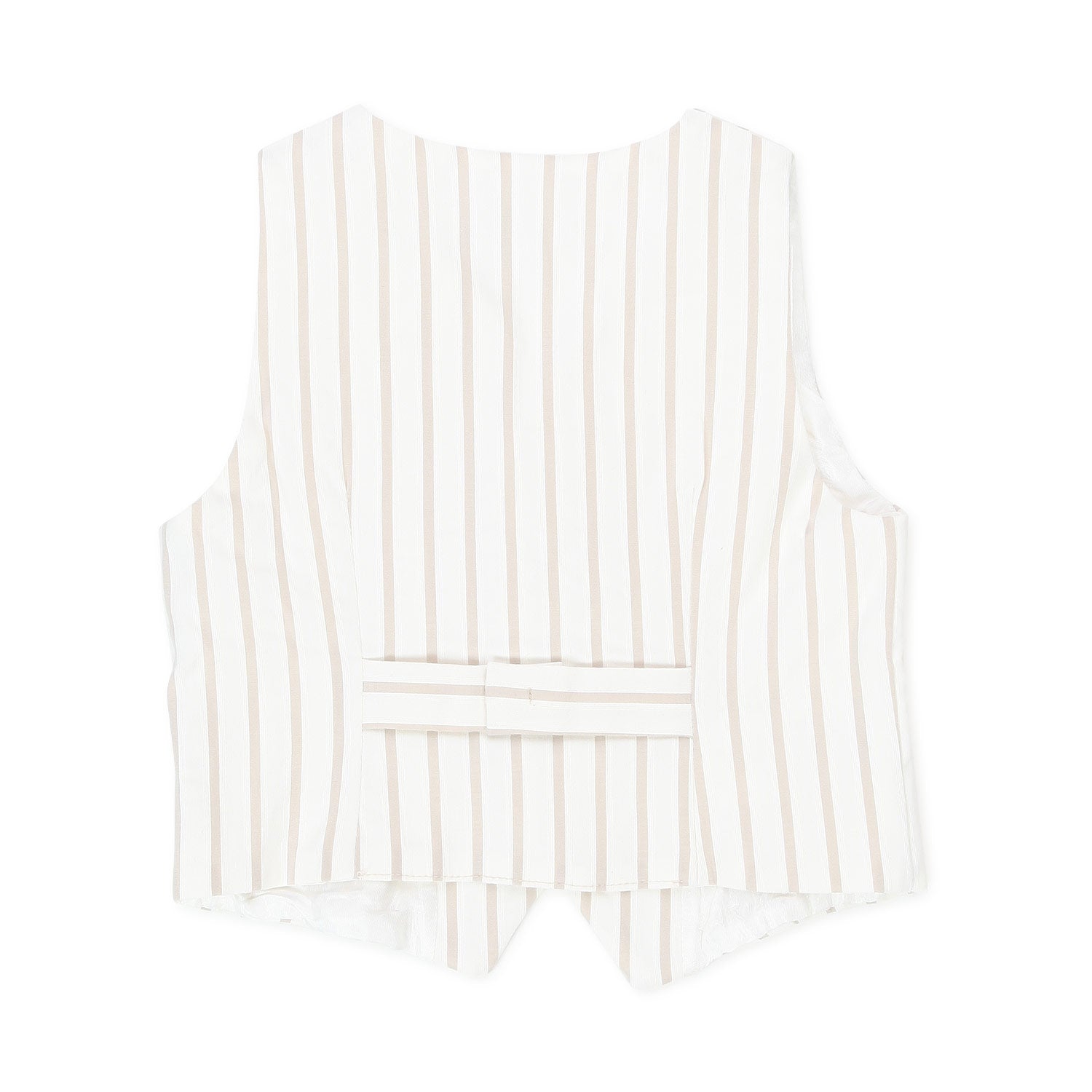 GILET PANNA A RIGHE BEIGE BAMBINO E BEBÈ - annameglio.com abbigliamento moda