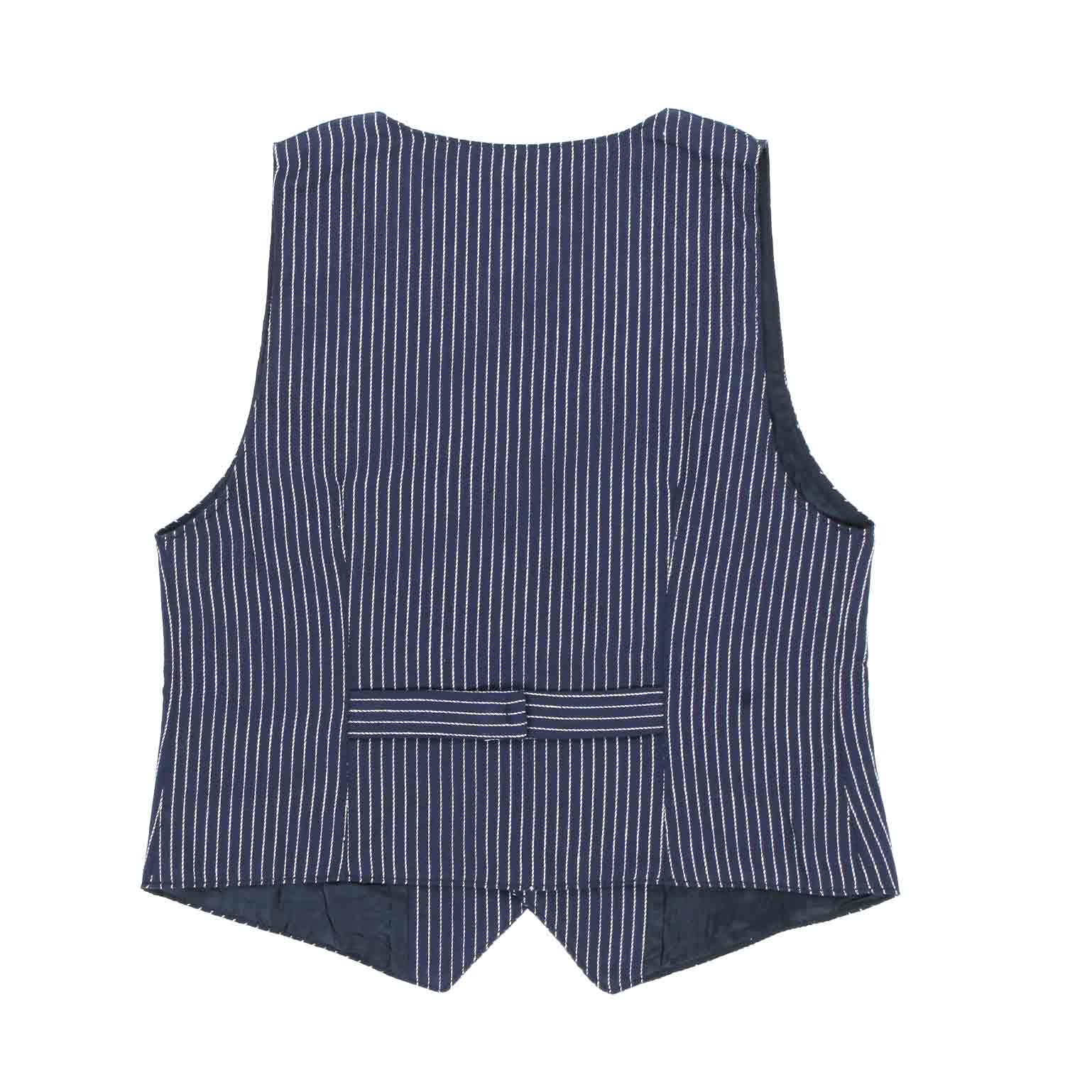 GILET BLU A RIGHE BIANCHE BAMBINO - annameglio.com abbigliamento moda