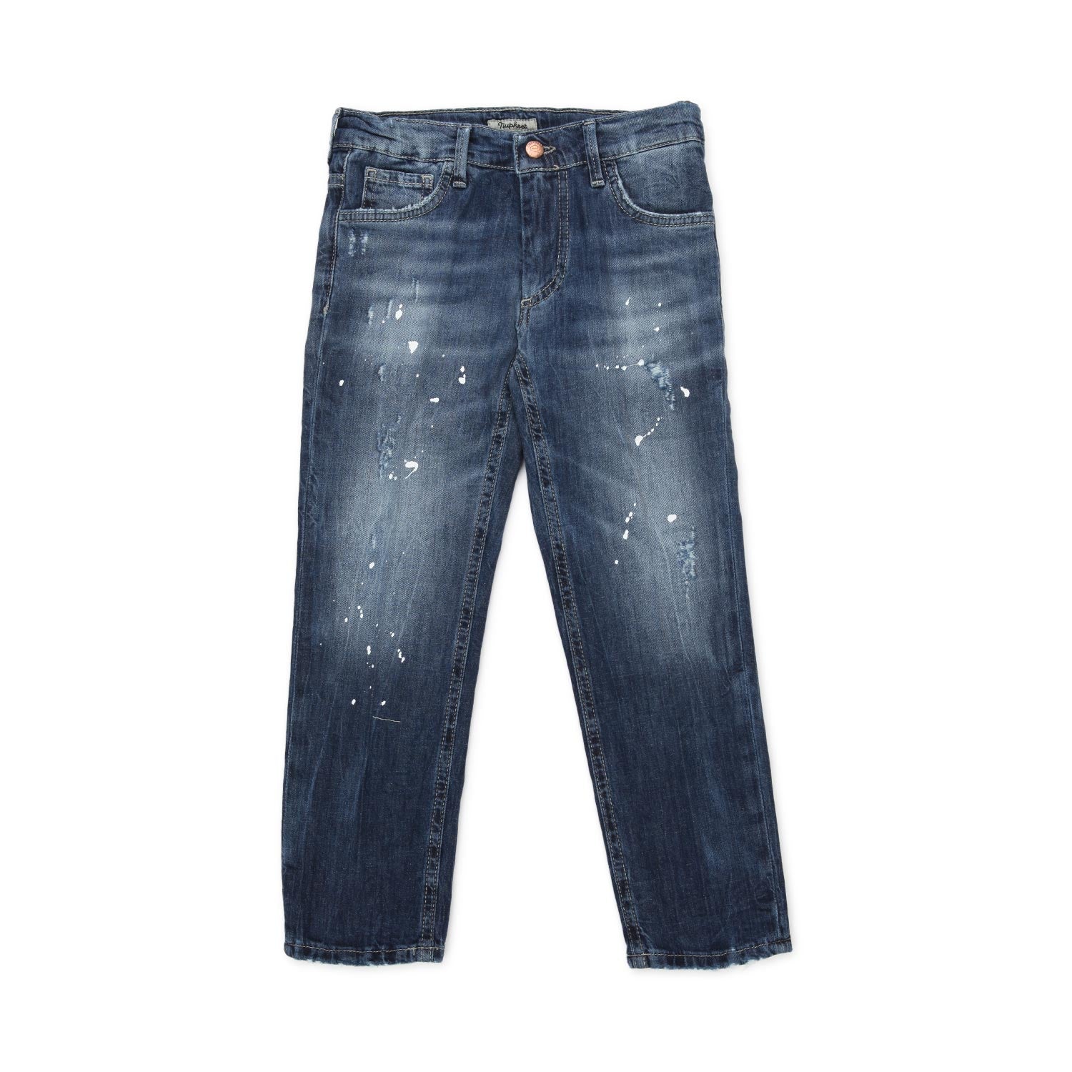JEANS BLU SCURO STONE WASHED BAMBINO E TEEN - annameglio.com abbigliamento moda