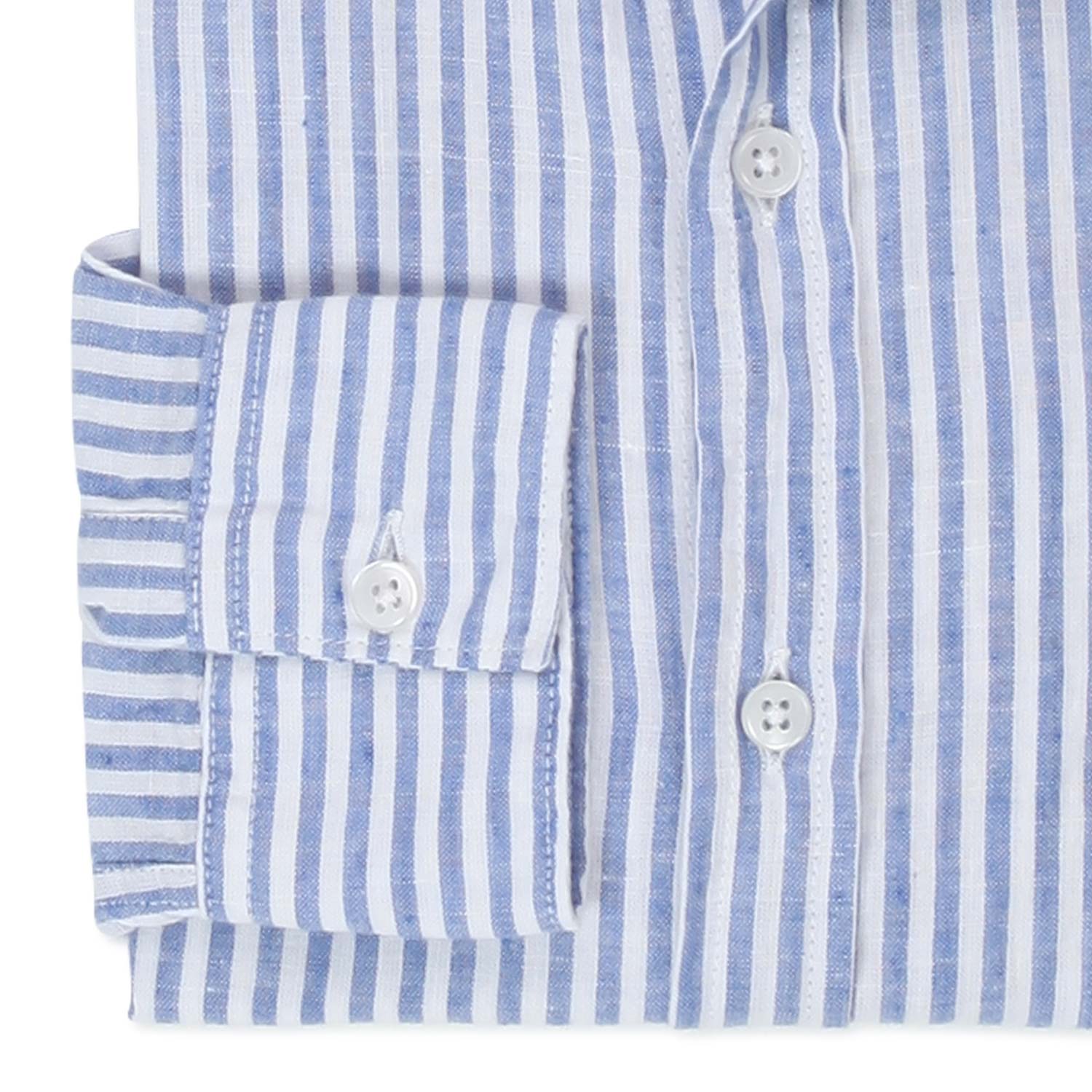 CAMICIA BIANCA E AZZURRA A RIGHE BAMBINO E TEEN - annameglio.com abbigliamento moda
