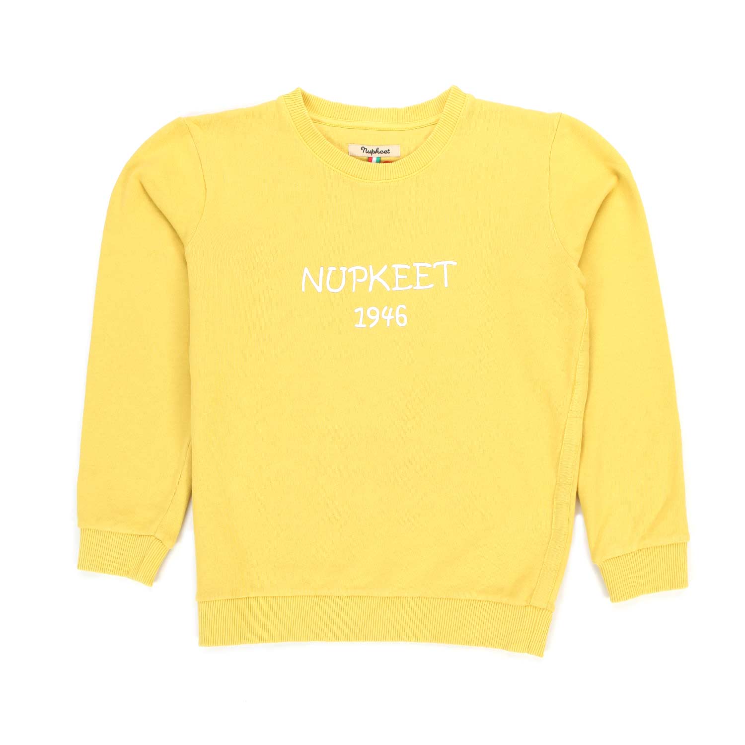 FELPA RUM GIALLO GINESTRA BAMBINO E TEEN - annameglio.com abbigliamento moda