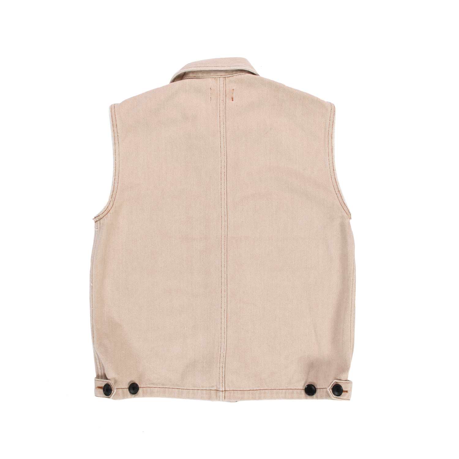 GILET DI JEANS PUMPKIN BEIGE BAMBINA E TEEN - annameglio.com abbigliamento moda