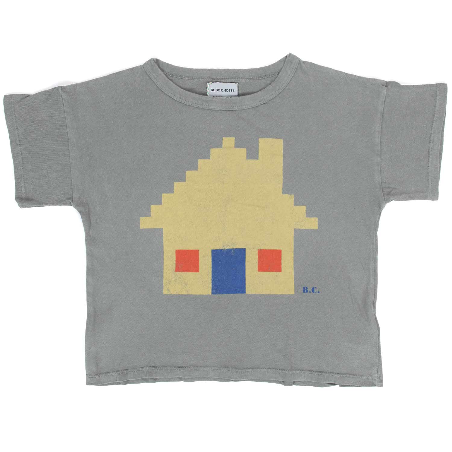 T-SHIRT GRIGIA COTONE BIMBO - annameglio.com abbigliamento moda