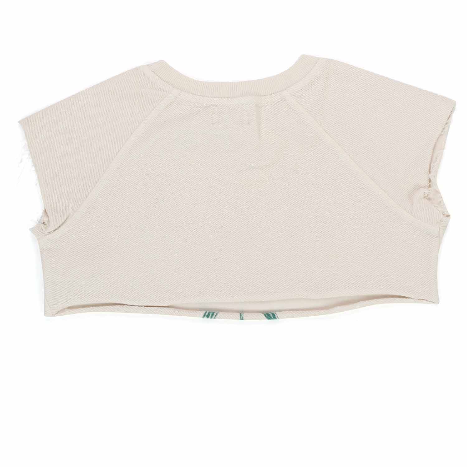 FELPA PETUNIA BIANCA A MANICA CORTA BAMBINA - annameglio.com abbigliamento moda