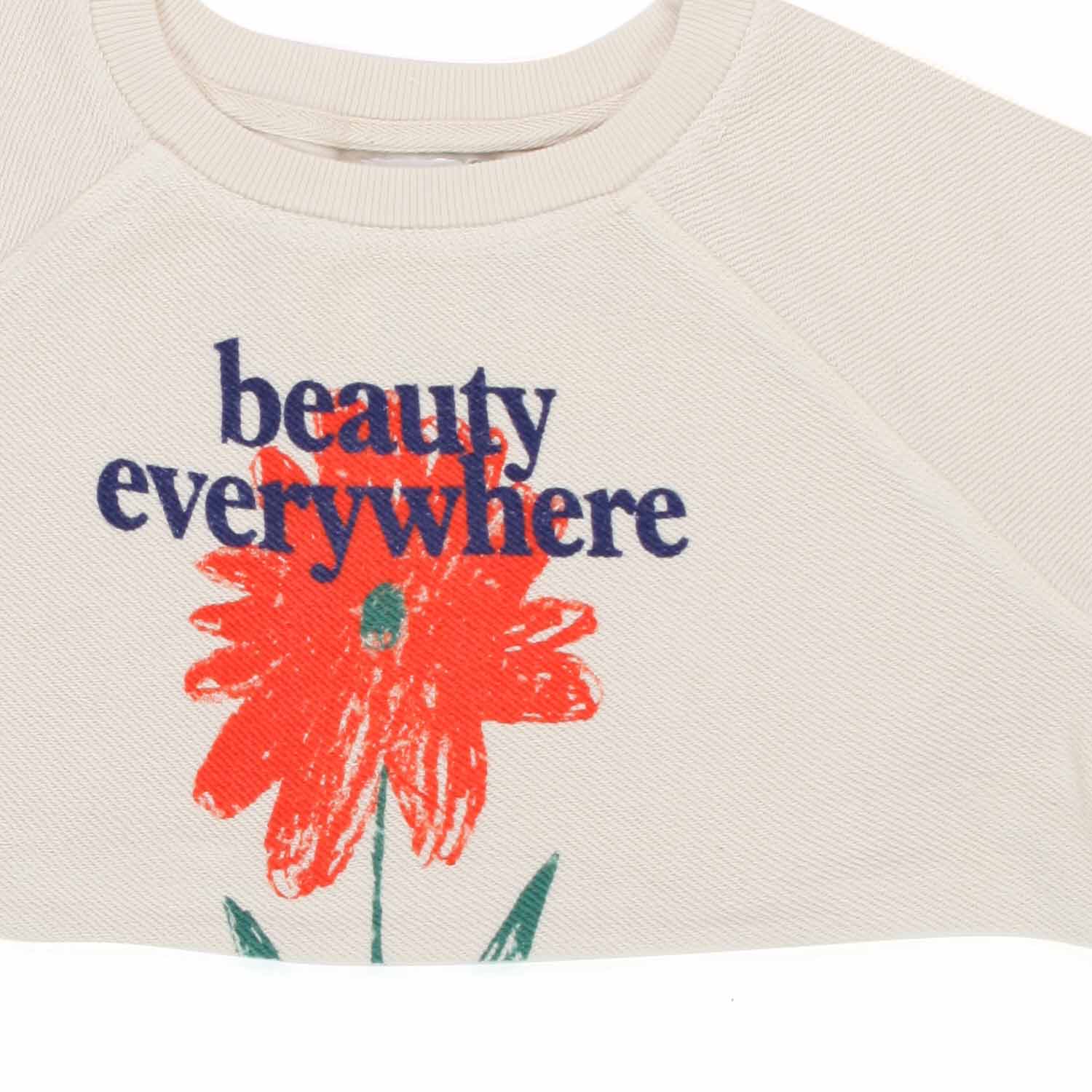 FELPA PETUNIA BIANCA A MANICA CORTA BAMBINA - annameglio.com abbigliamento moda