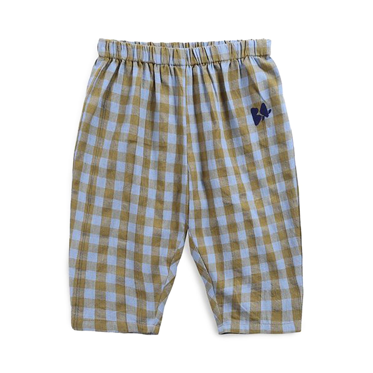 PANTALONE VERDE E AZZURRO A QUADRETTI BABY UNISEX - annameglio.com abbigliamento moda