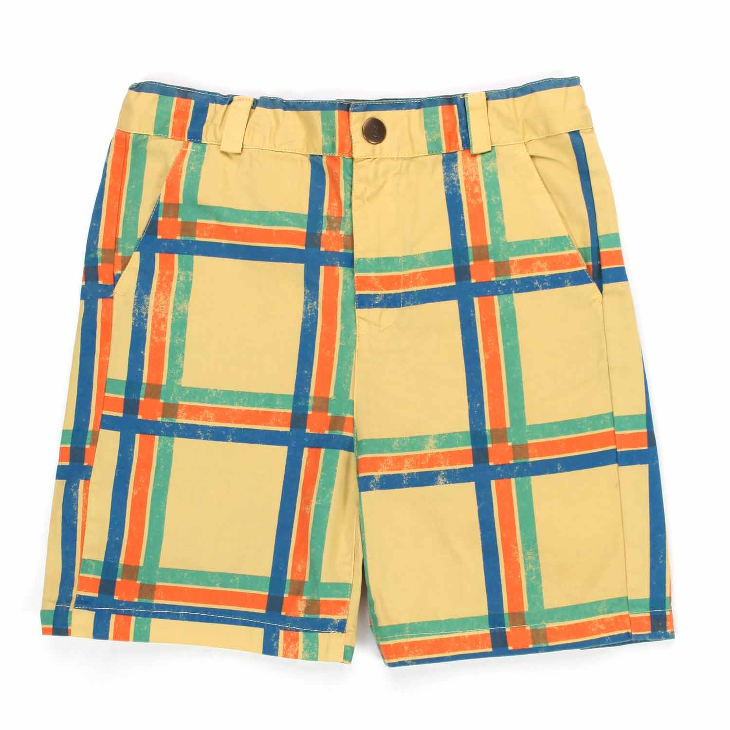 BERMUDA GIALLO E MULTICOLOR BAMBINO - annameglio.com abbigliamento moda