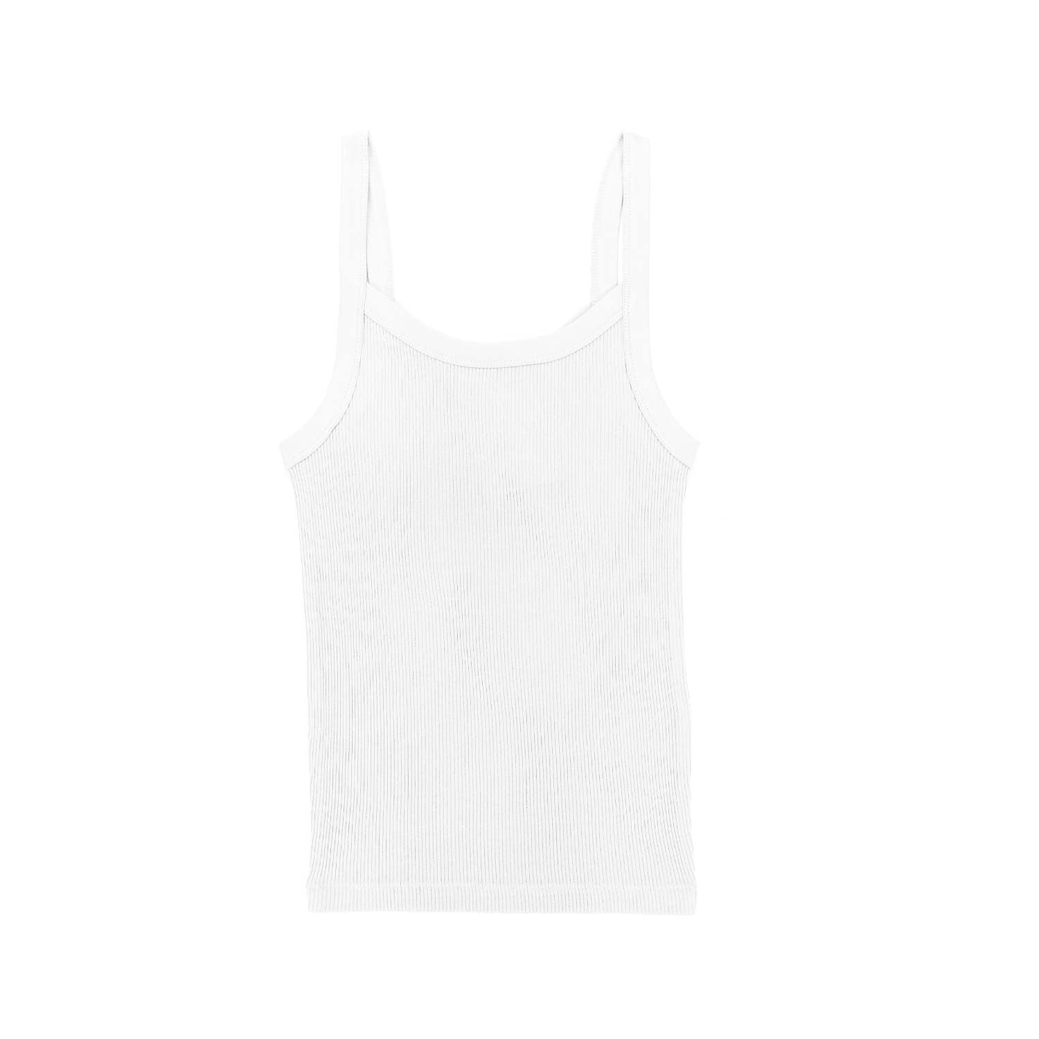 TOP CANOTTA ACAR BIANCA BAMBINA E TEEN - annameglio.com abbigliamento moda