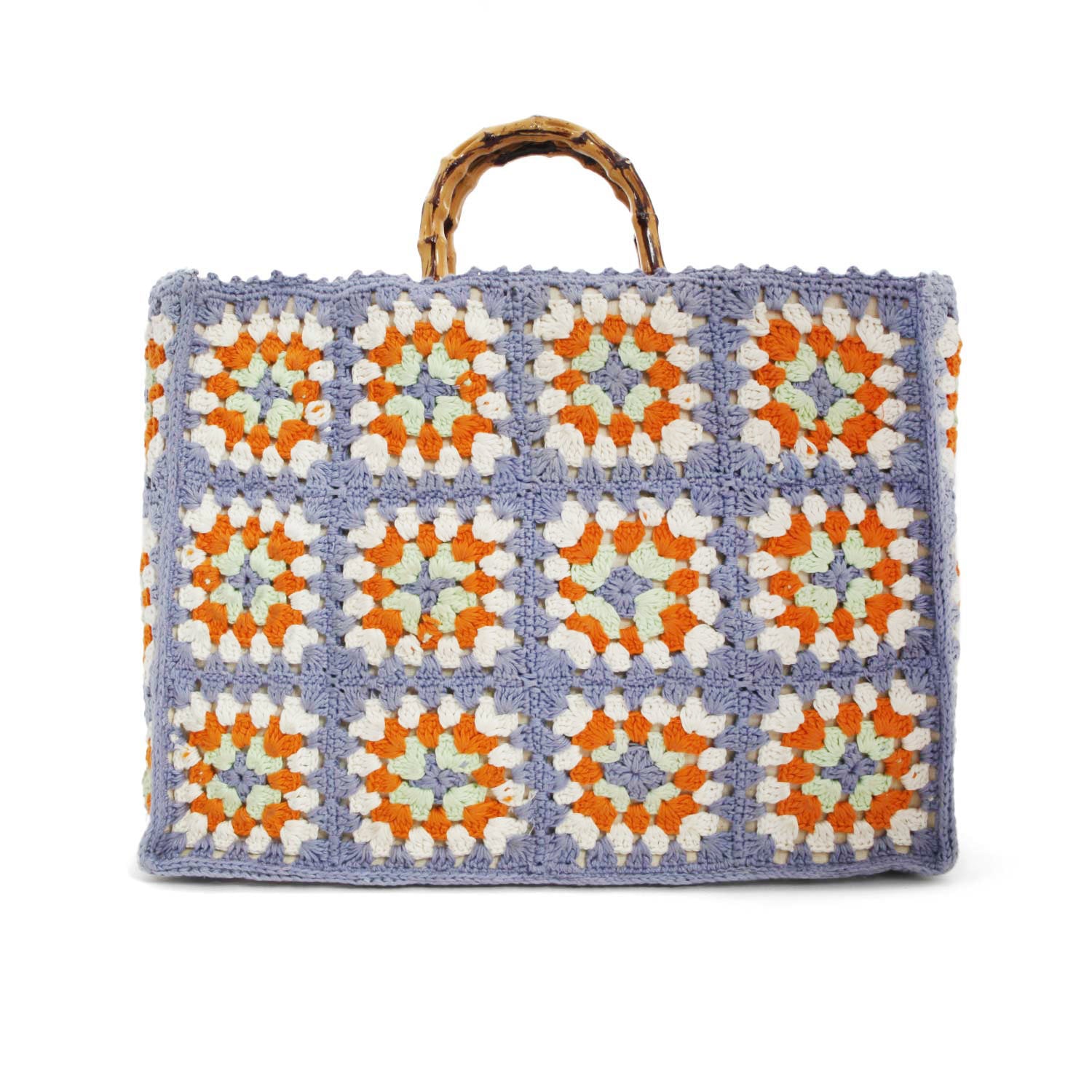 BORSA SHOPPER FLORA GLICINE E MULTICOLOR - annameglio.com abbigliamento moda