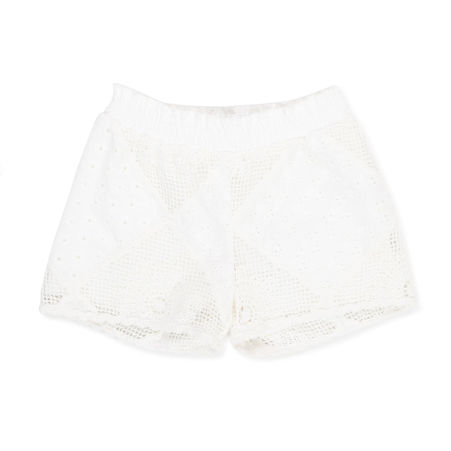 SHORTS UNCINETTO BIANCO LATTE BAMBINA - annameglio.com abbigliamento moda