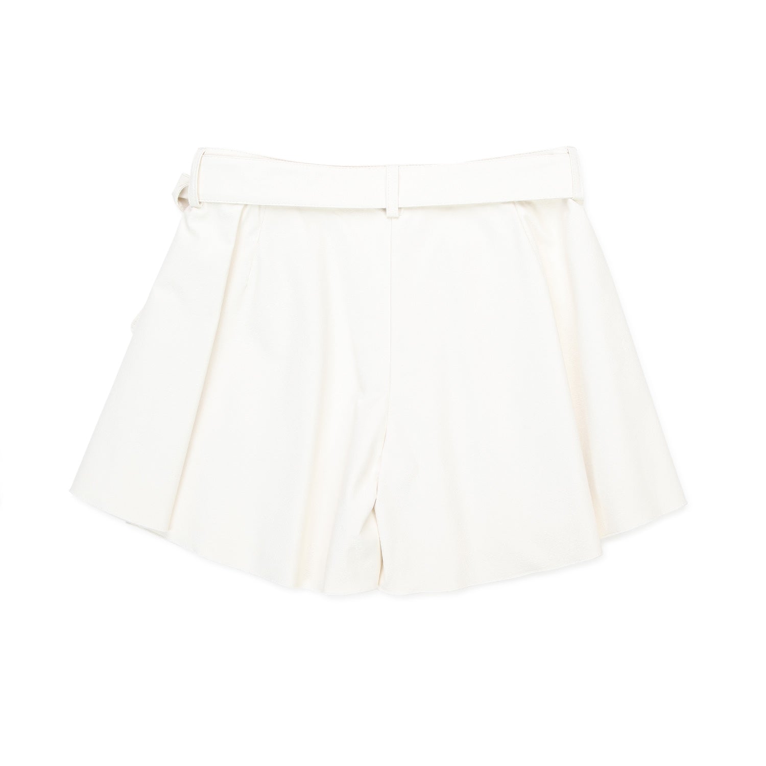 SHORTS ECOPELLE BIANCO LATTE BAMBINA E TEEN - annameglio.com abbigliamento moda
