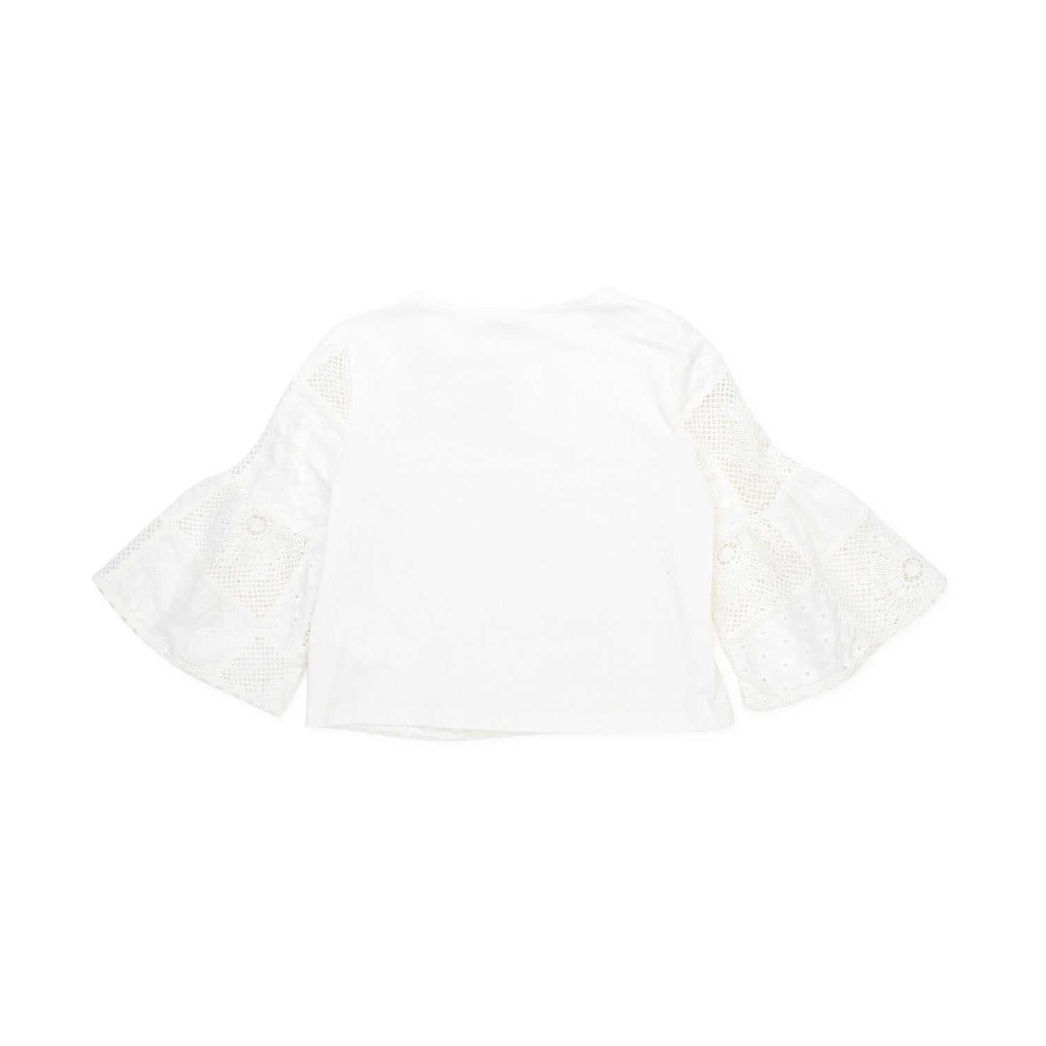 BLUSA BIANCA IN PIZZO CON CANOTTA BAMBINA E TEEN - annameglio.com abbigliamento moda