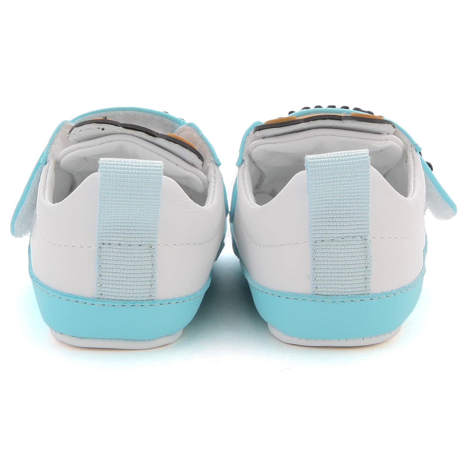SNEAKER TEDDY BEAR BIANCA E CELESTE BABY UNISEX - annameglio.com abbigliamento moda