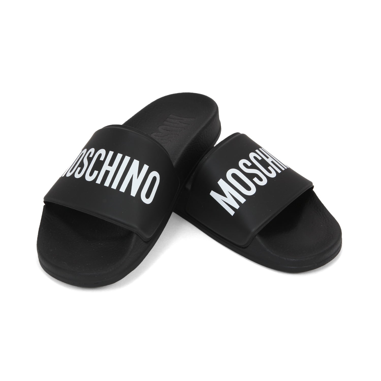 POOL SLIDES UNISEX NERA E BIANCA JR E TEEN - annameglio.com abbigliamento moda