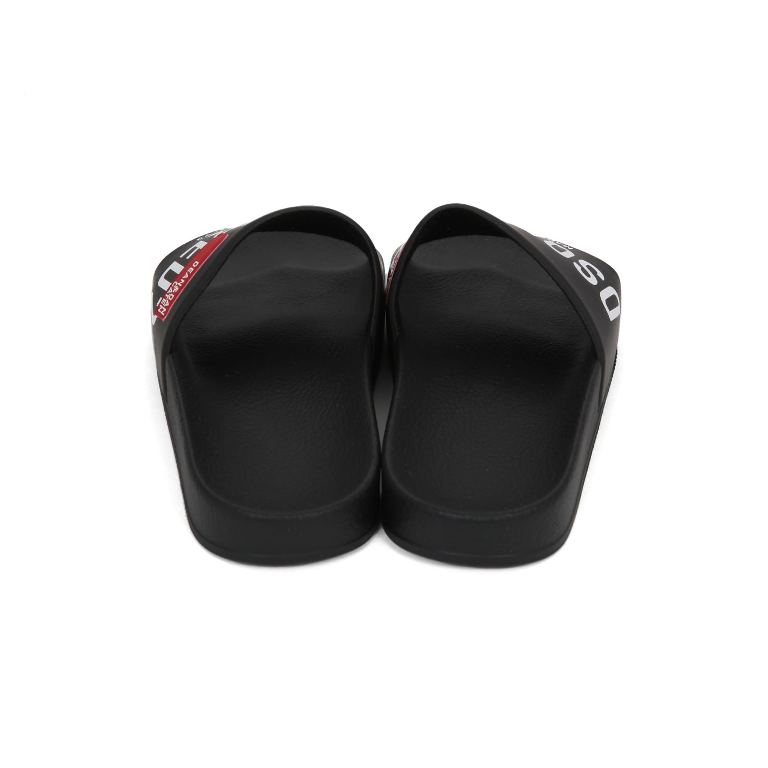 SLIDES UNISEX NERE CON LOGO BIANCO TEENAGER - annameglio.com abbigliamento moda