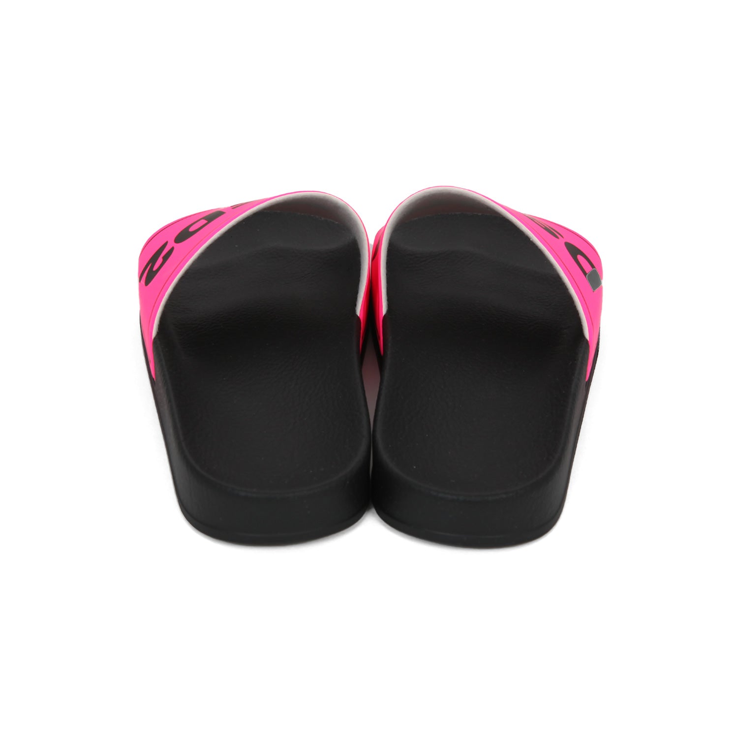 SLIDES NERE E FUCSIA FLUO TEENAGER - annameglio.com abbigliamento moda
