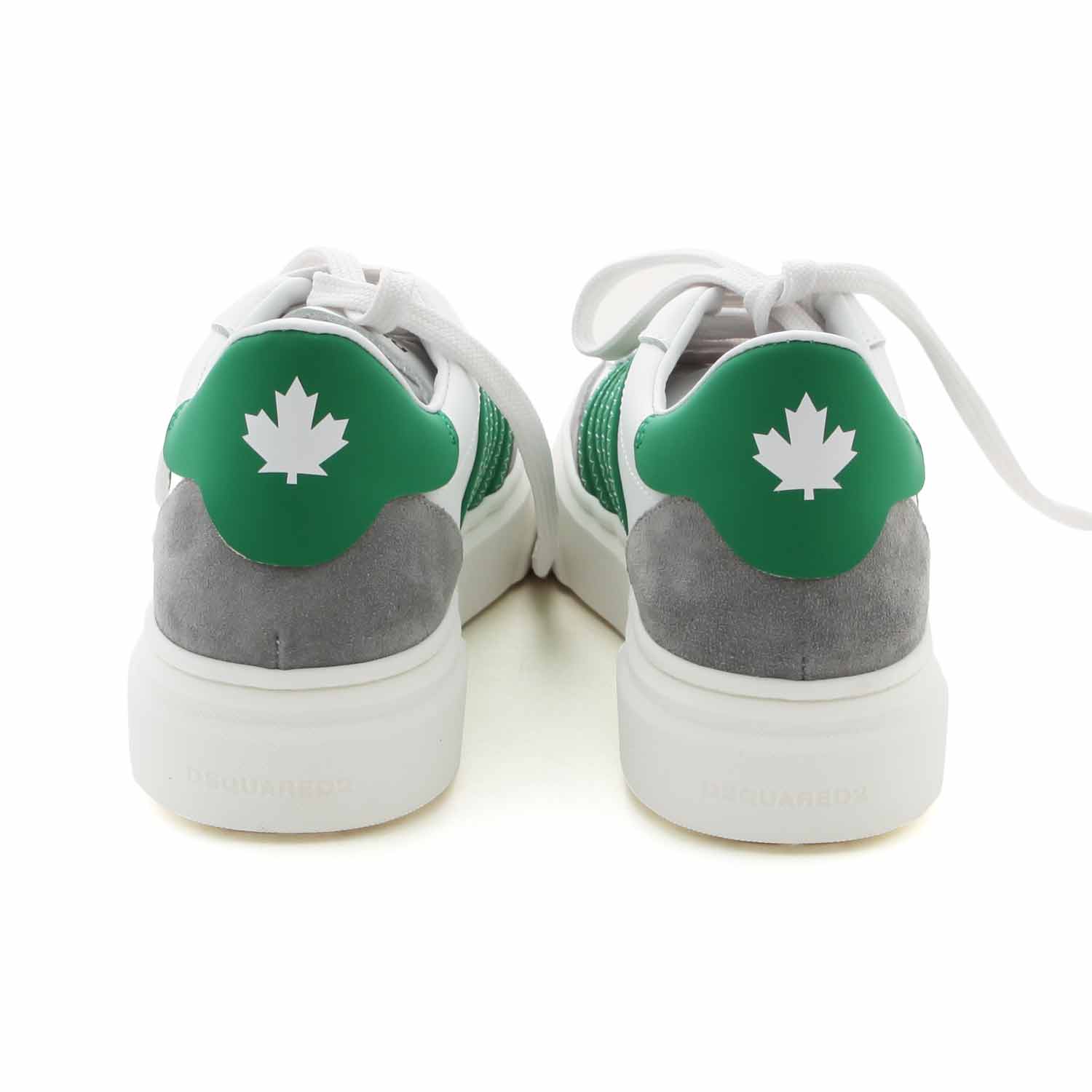 SNEAKER D2 BIANCA, VERDE E GRIGIA TEENAGER - annameglio.com abbigliamento moda