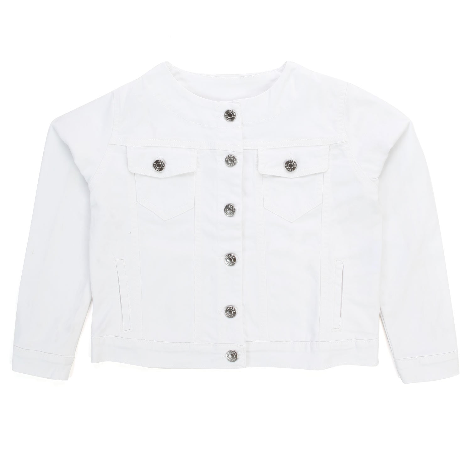 GIACCA DI JEANS BIANCA BAMBINA E TEEN - annameglio.com abbigliamento moda