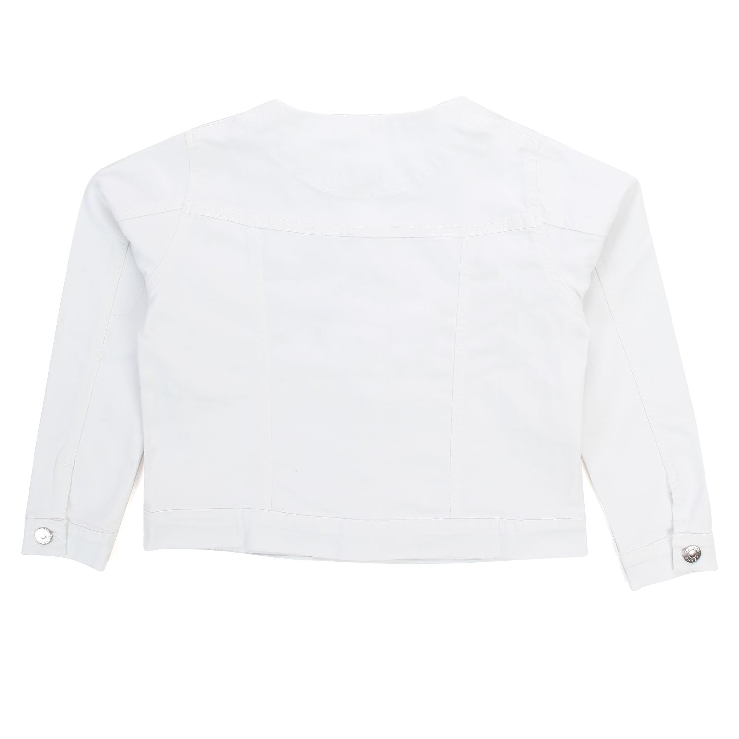 GIACCA DI JEANS BIANCA BAMBINA E TEEN - annameglio.com abbigliamento moda