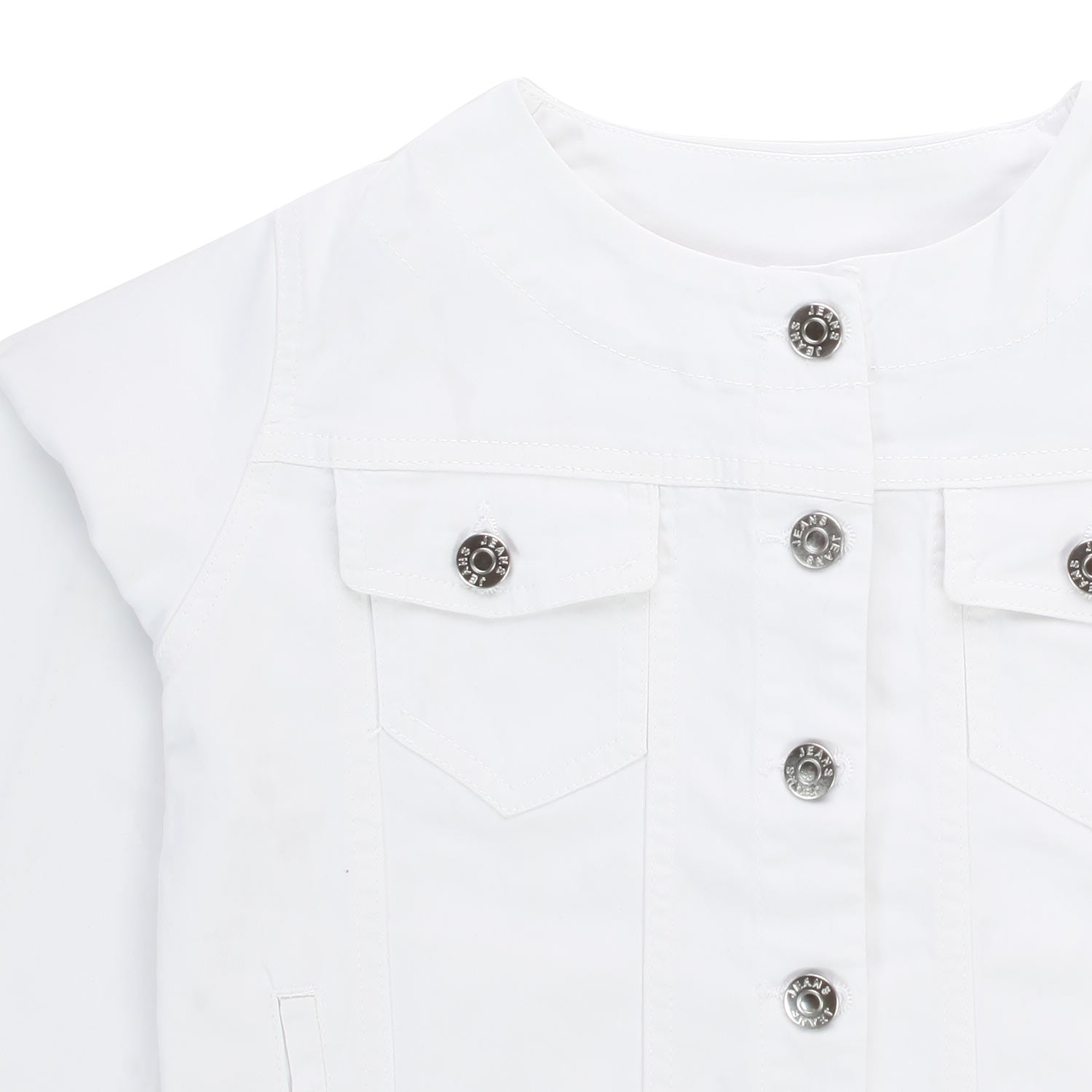 GIACCA DI JEANS BIANCA BAMBINA E TEEN - annameglio.com abbigliamento moda