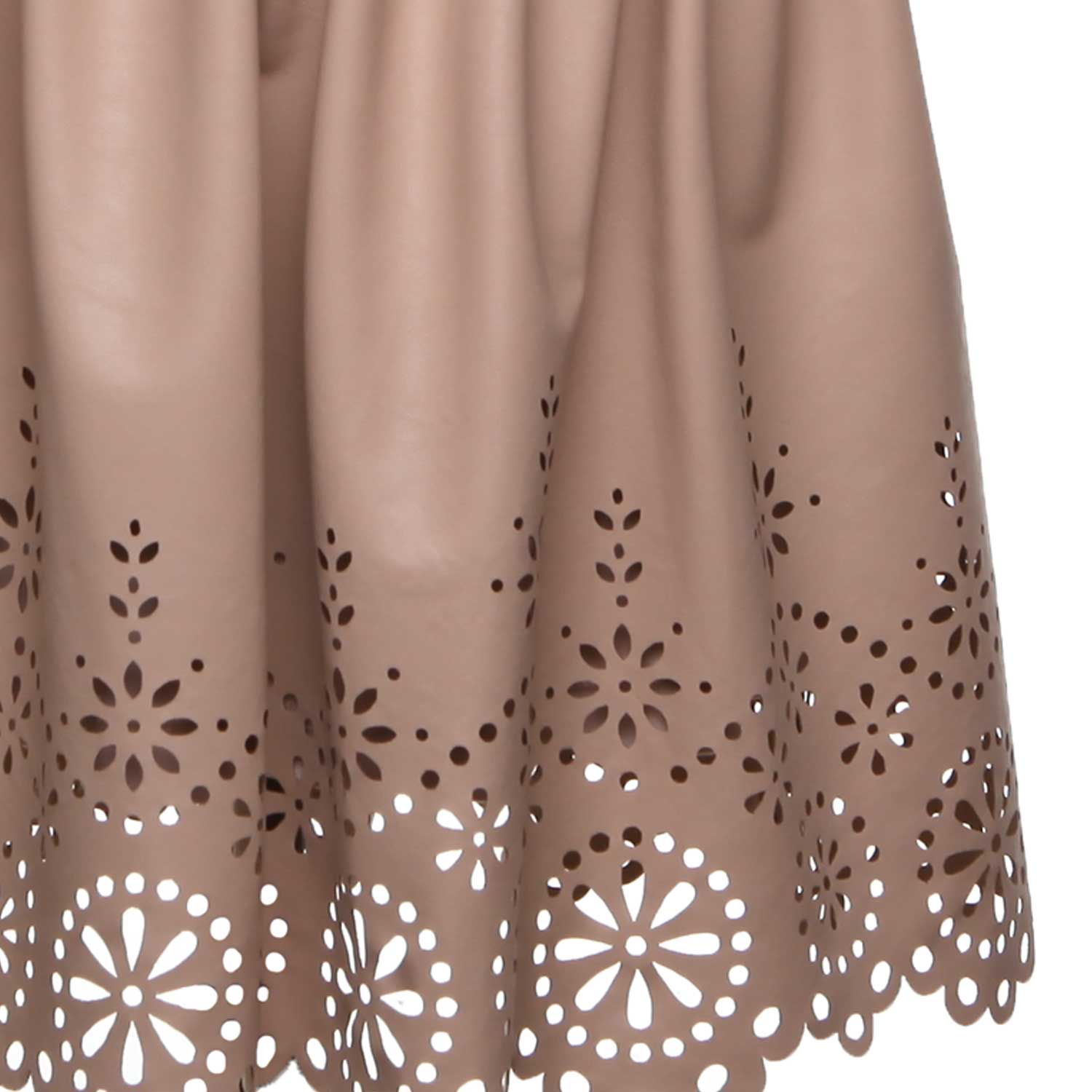 GONNA BEIGE TRAFORATA BAMBINA E TEENAGER - annameglio.com abbigliamento moda