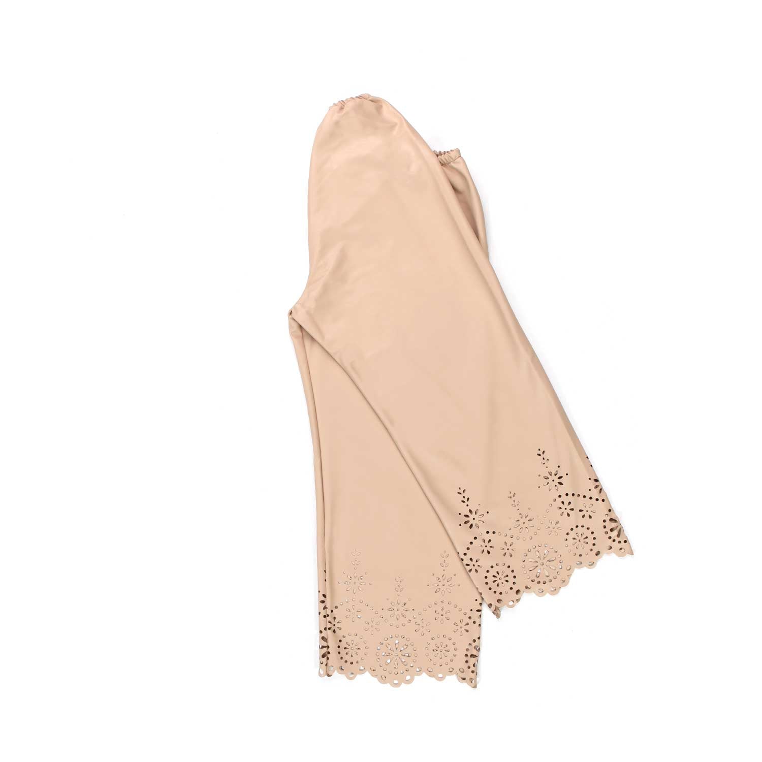 PANTALONE BEIGE SIMILPELLE BAMBINA E TEENAGER - annameglio.com abbigliamento moda