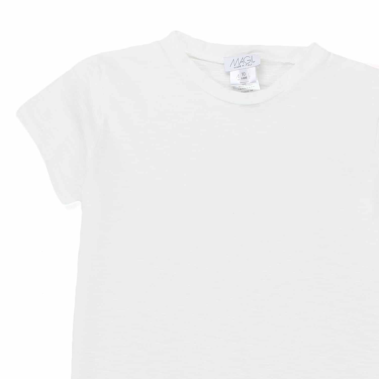 T-SHIRT BIANCA PER BAMBINA E TEENAGER - annameglio.com abbigliamento moda