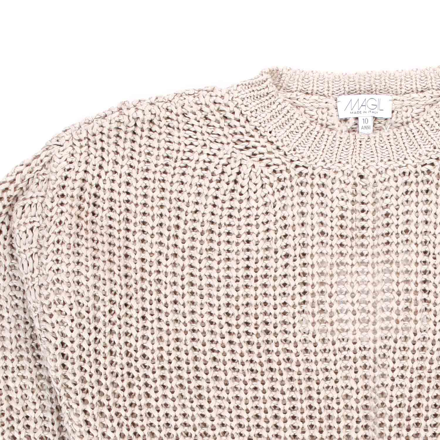 PULLOVER PRIMAVERILE BEIGE BAMBINA E TEEN - annameglio.com abbigliamento moda