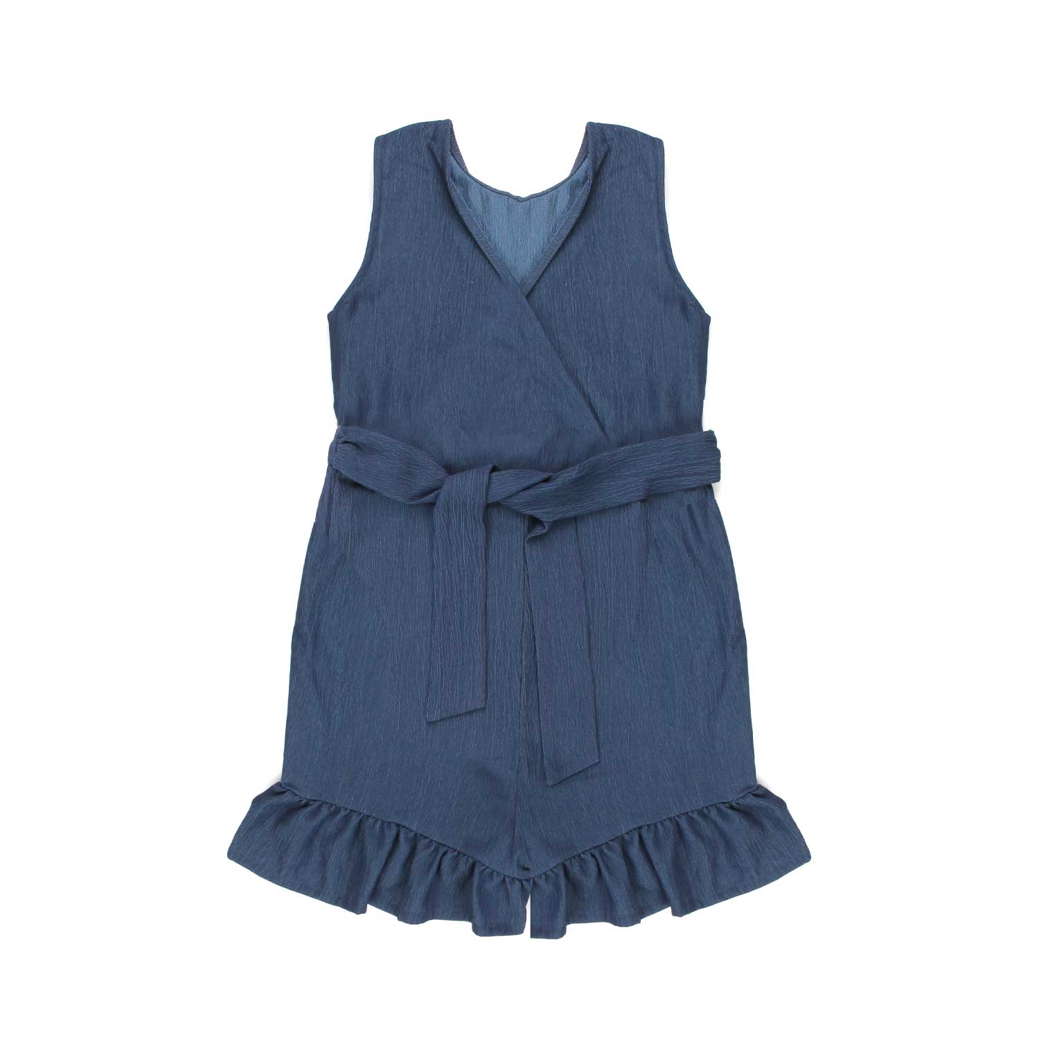 ABITO SMANICATO BLU DENIM BAMBINA E TEEN - annameglio.com abbigliamento moda