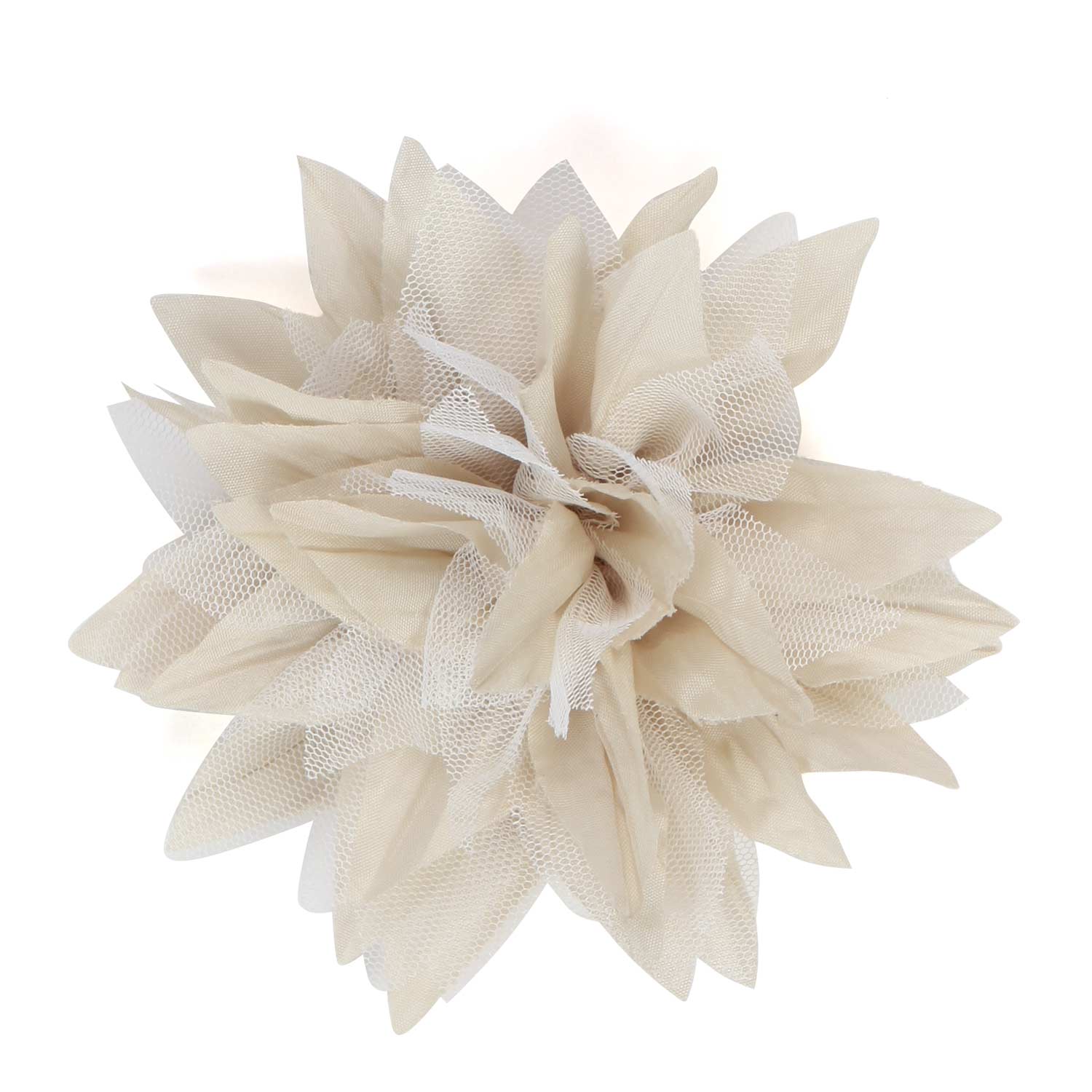 SPILLA FIORE BEIGE BAMBINA E TEENAGER - annameglio.com abbigliamento moda