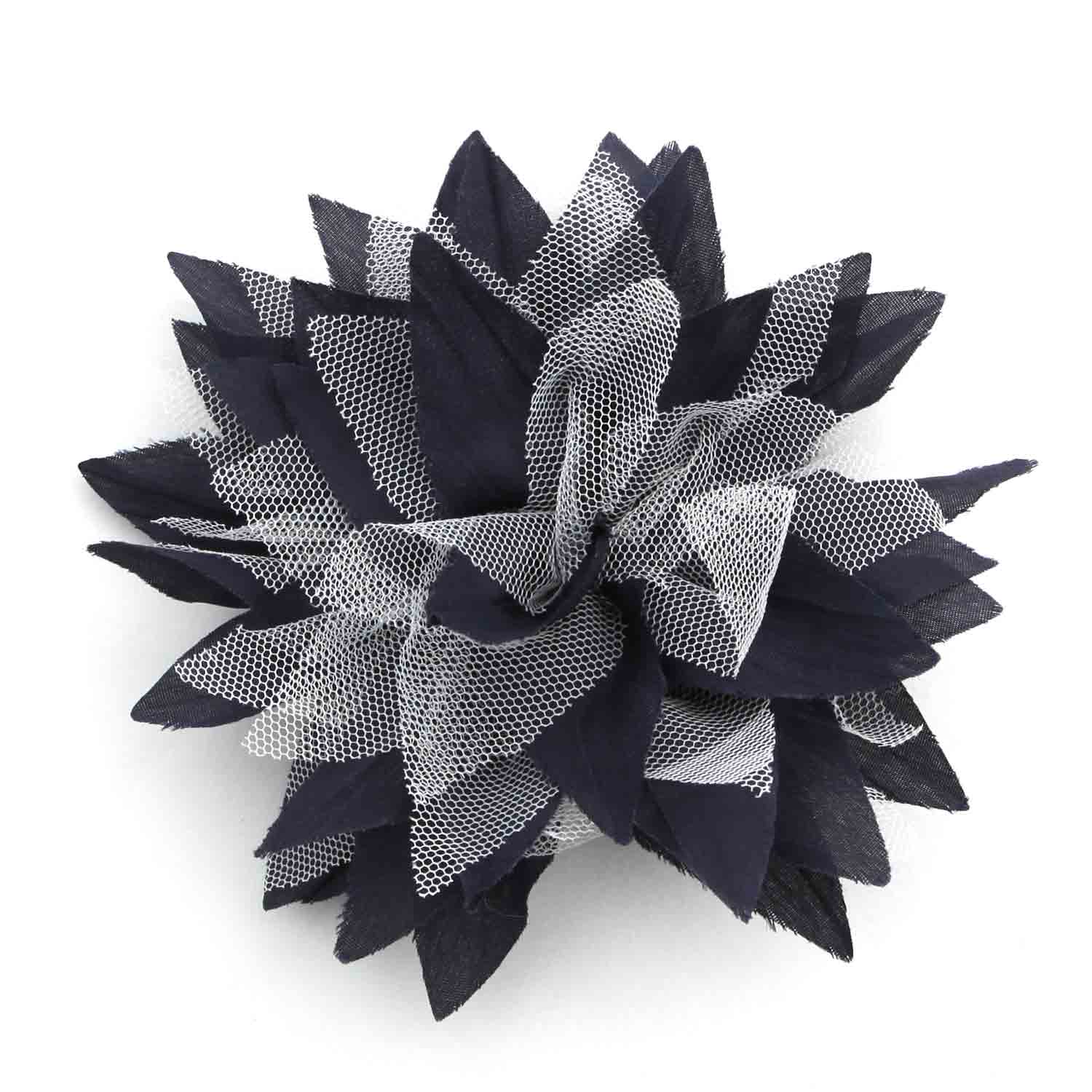 FERMAGLIO A FIORE BLU BAMBINA E TEEN - annameglio.com abbigliamento moda