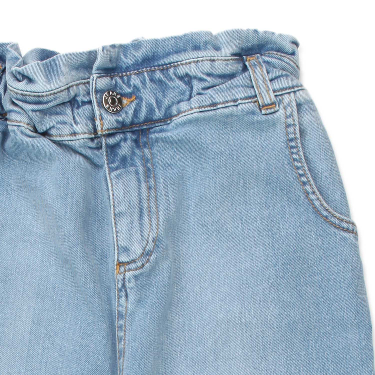 JEANS LOOSE FIT CHIARO BAMBINA E TEENAGER - annameglio.com abbigliamento moda