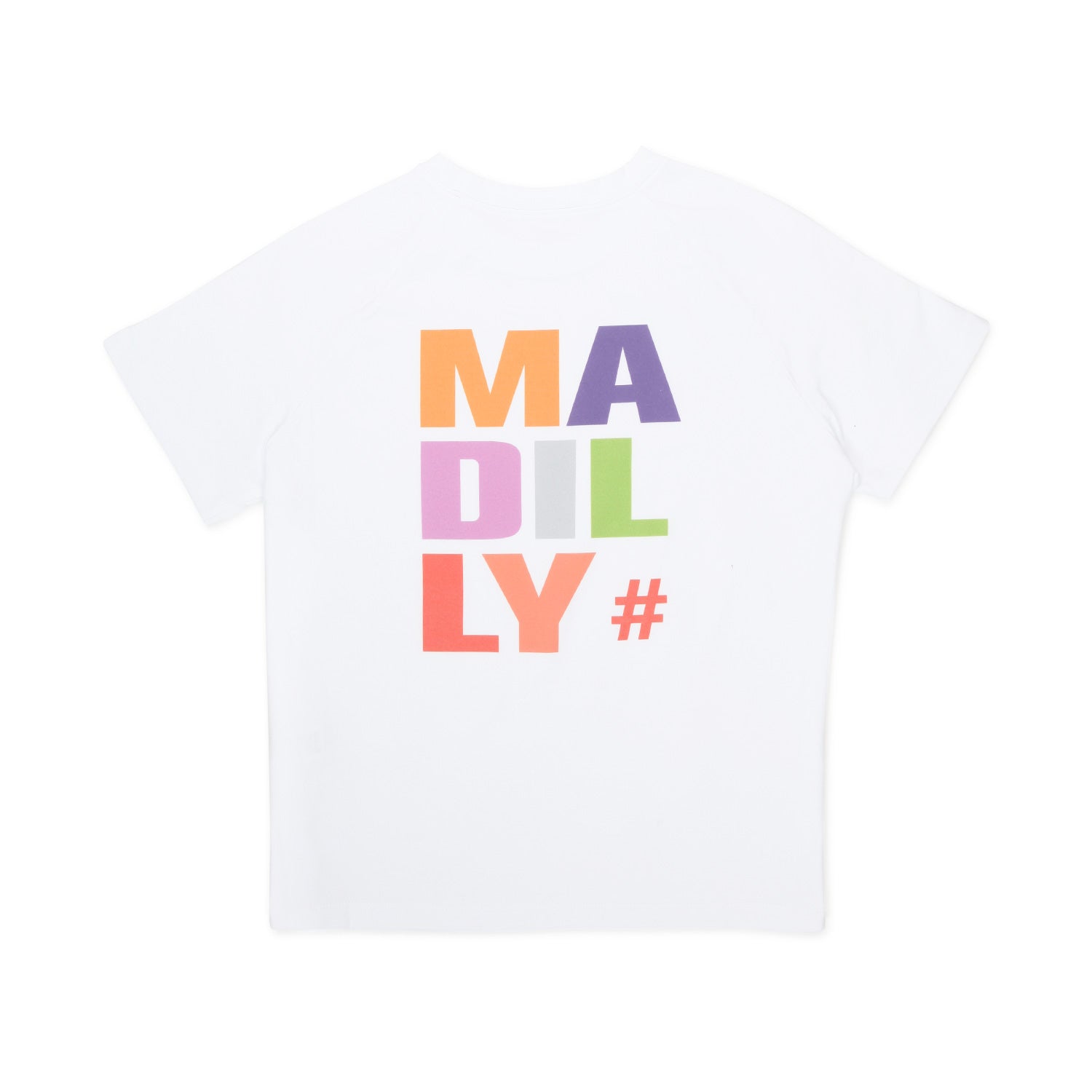 T-SHIRT BIANCA CON LOGO MULTICOLOR BAMBINA E TEEN - annameglio.com abbigliamento moda